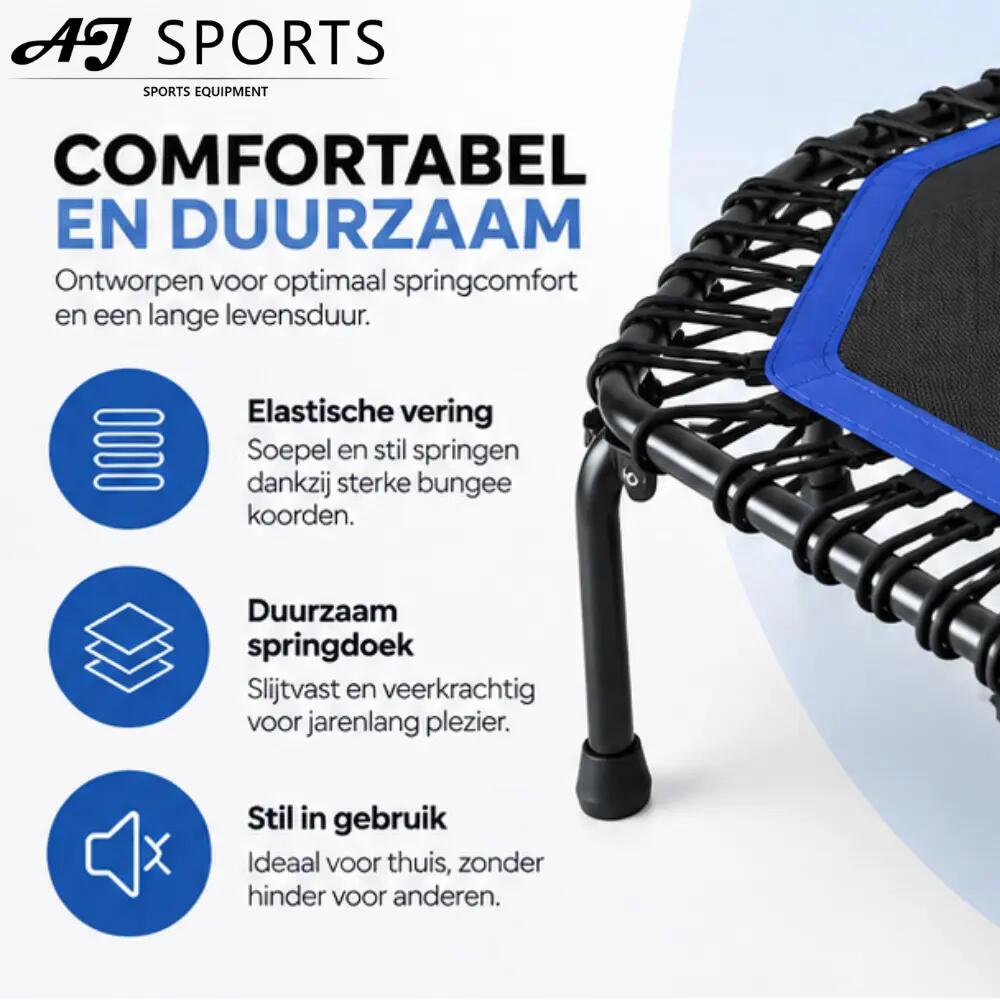Fitness trampoline - Trampoline - Ø 105cm - Belastbaar tot 200kg 5/7