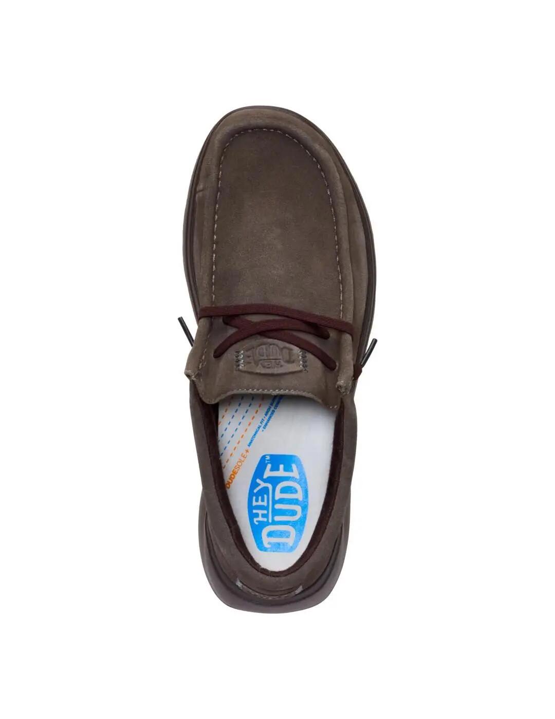 Zapatillas para Hombre Hey dude Wally x suede Marrón 7/7
