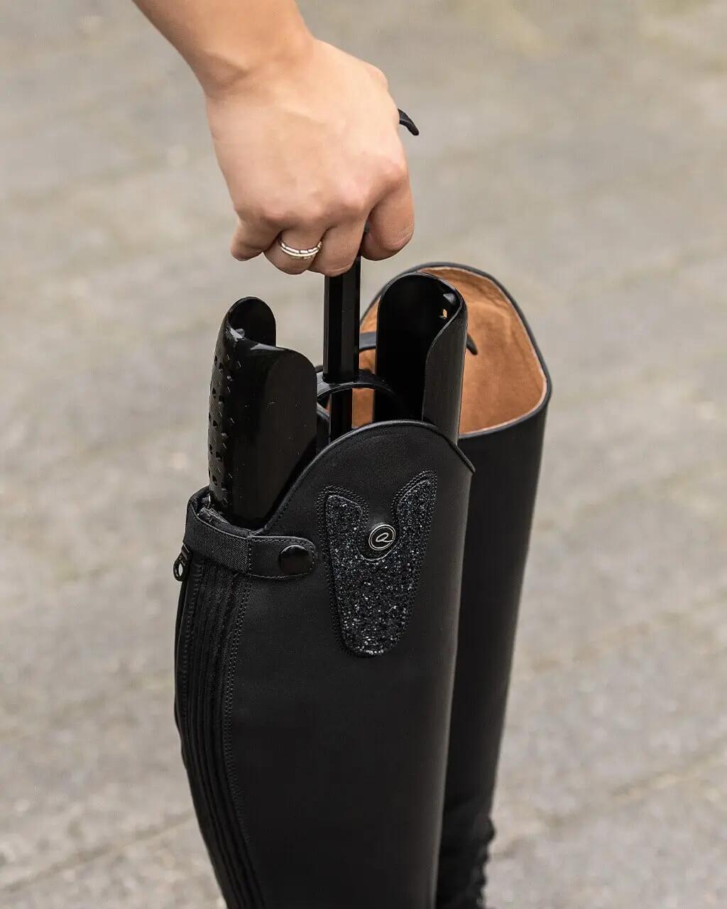QHP Laarzenspanners Set van 2 - Zwart 3/4