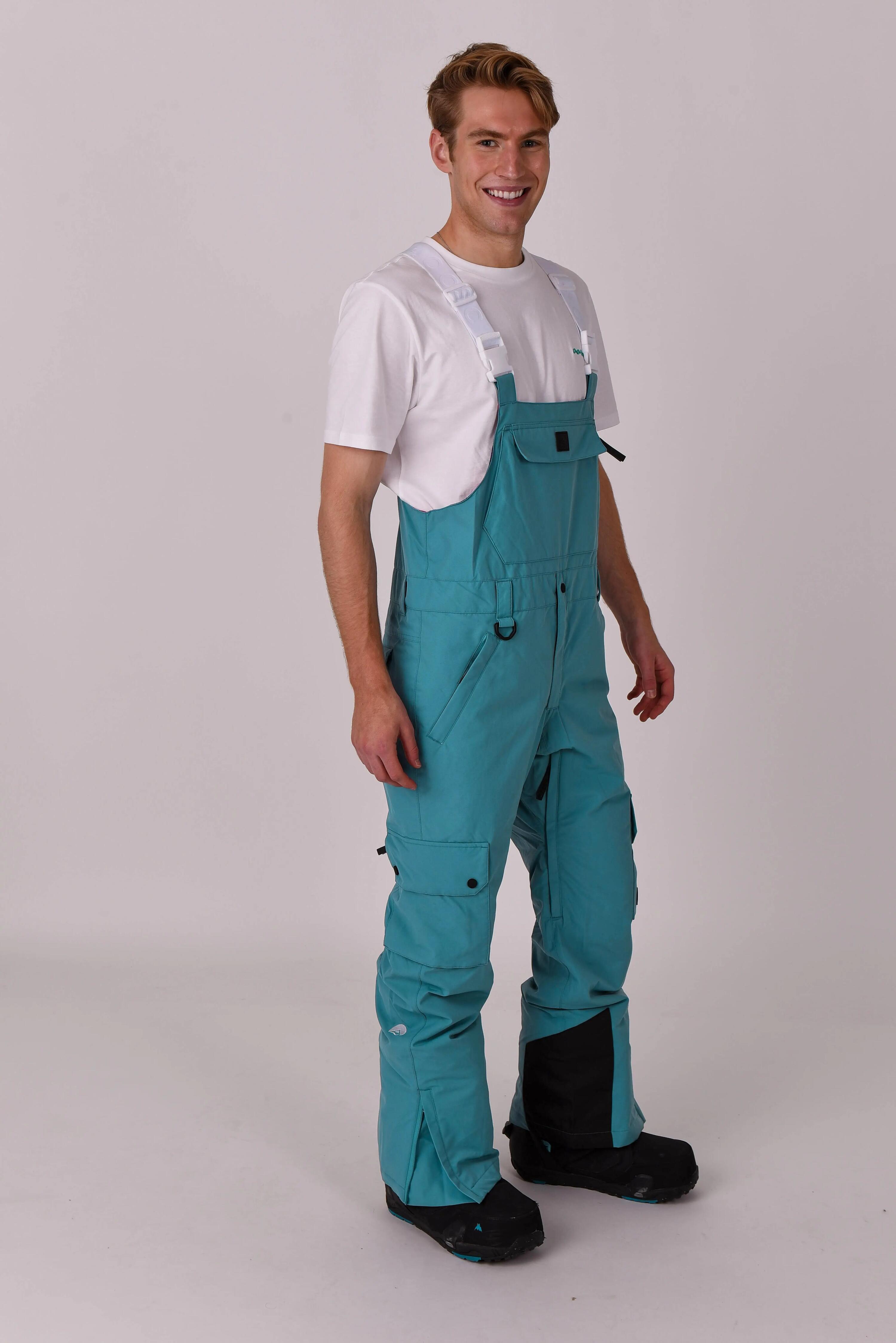 Pantalon à bretelles Yeh Man - Sarcelle 9/9