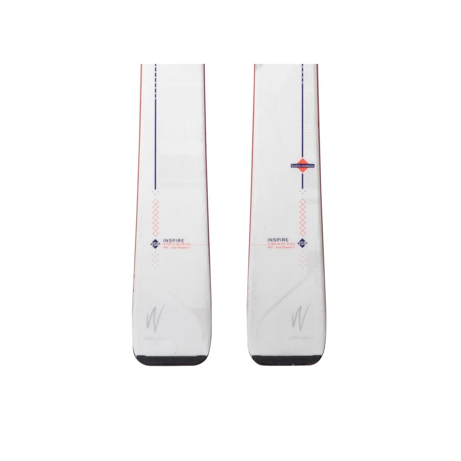 TWEEDEHANDS - Gebruikte Elan Inspire Ski + Bindingen - GOEDE 4/4