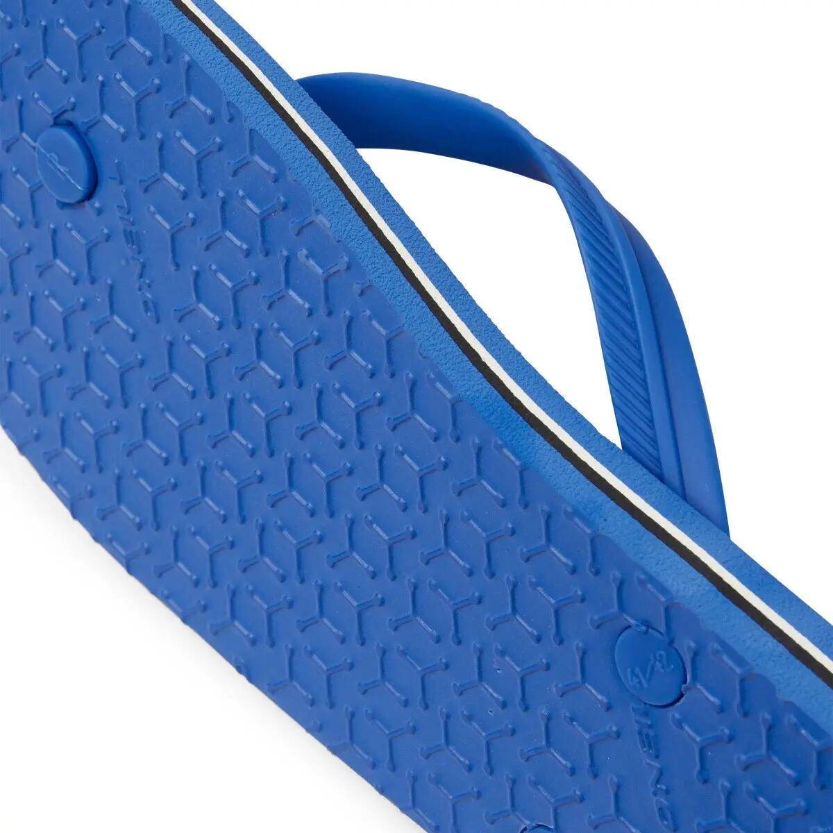 Heren Teenslippers Logo Blauw II 4/4