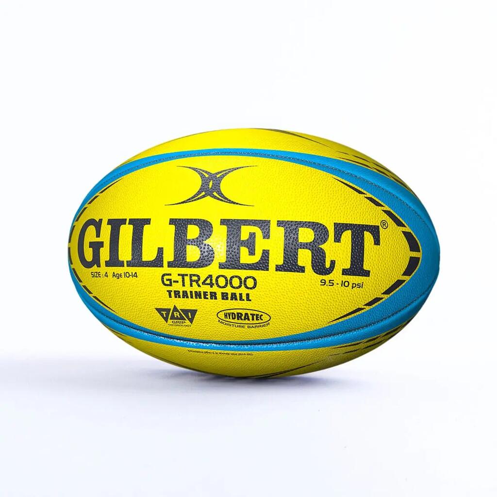 Gilbert G-TR4000 Fluoro Training Rugby Ball - Size 4
