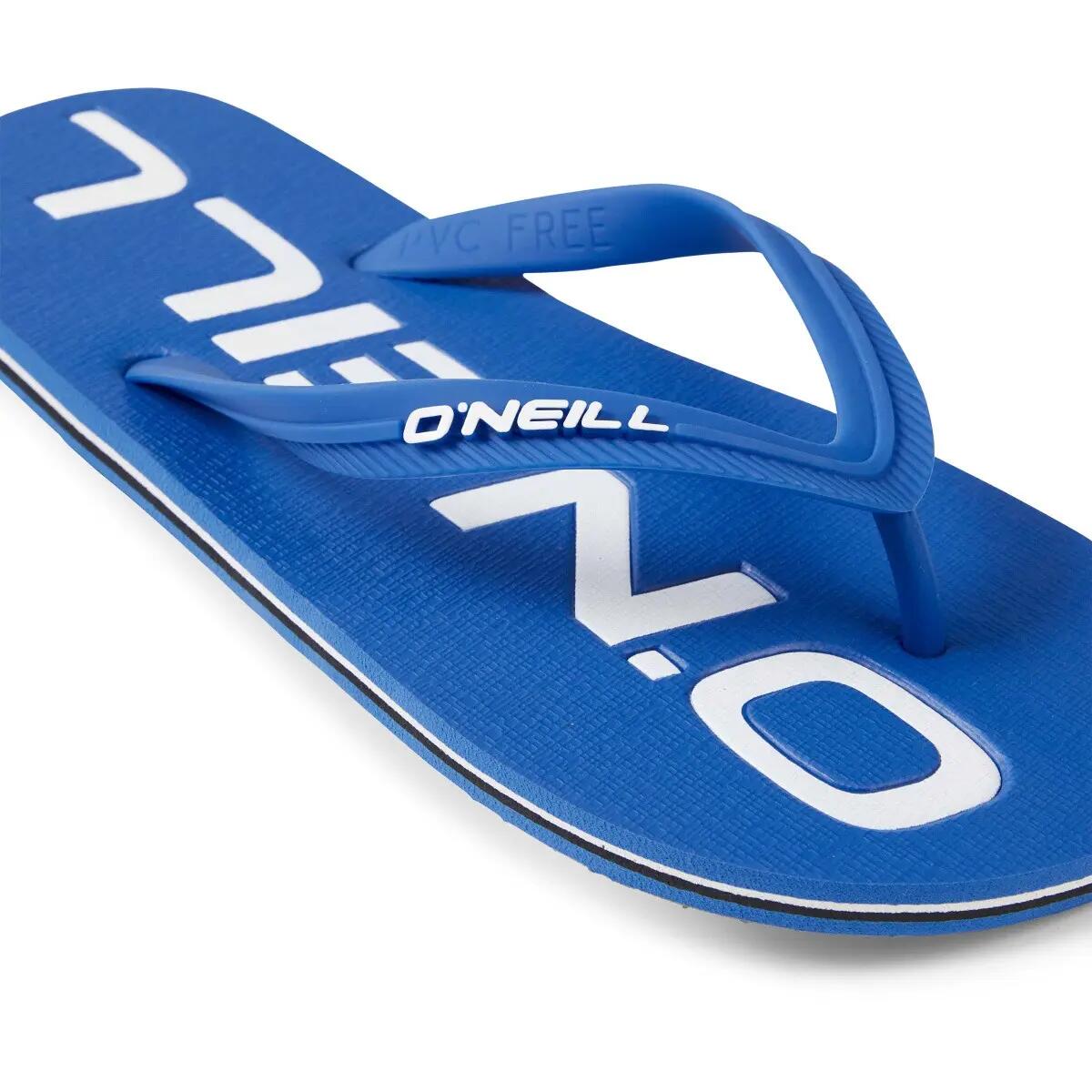Heren Teenslippers Logo Blauw II 2/4