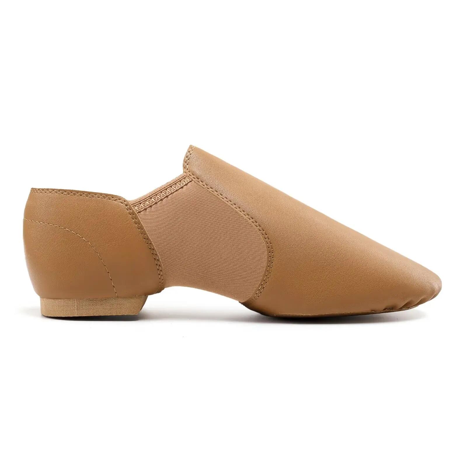 Leather Supple Upper Jazz Dance Shoes For Adult Dancers