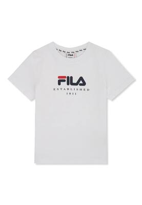 T-shirt junior fila bianco