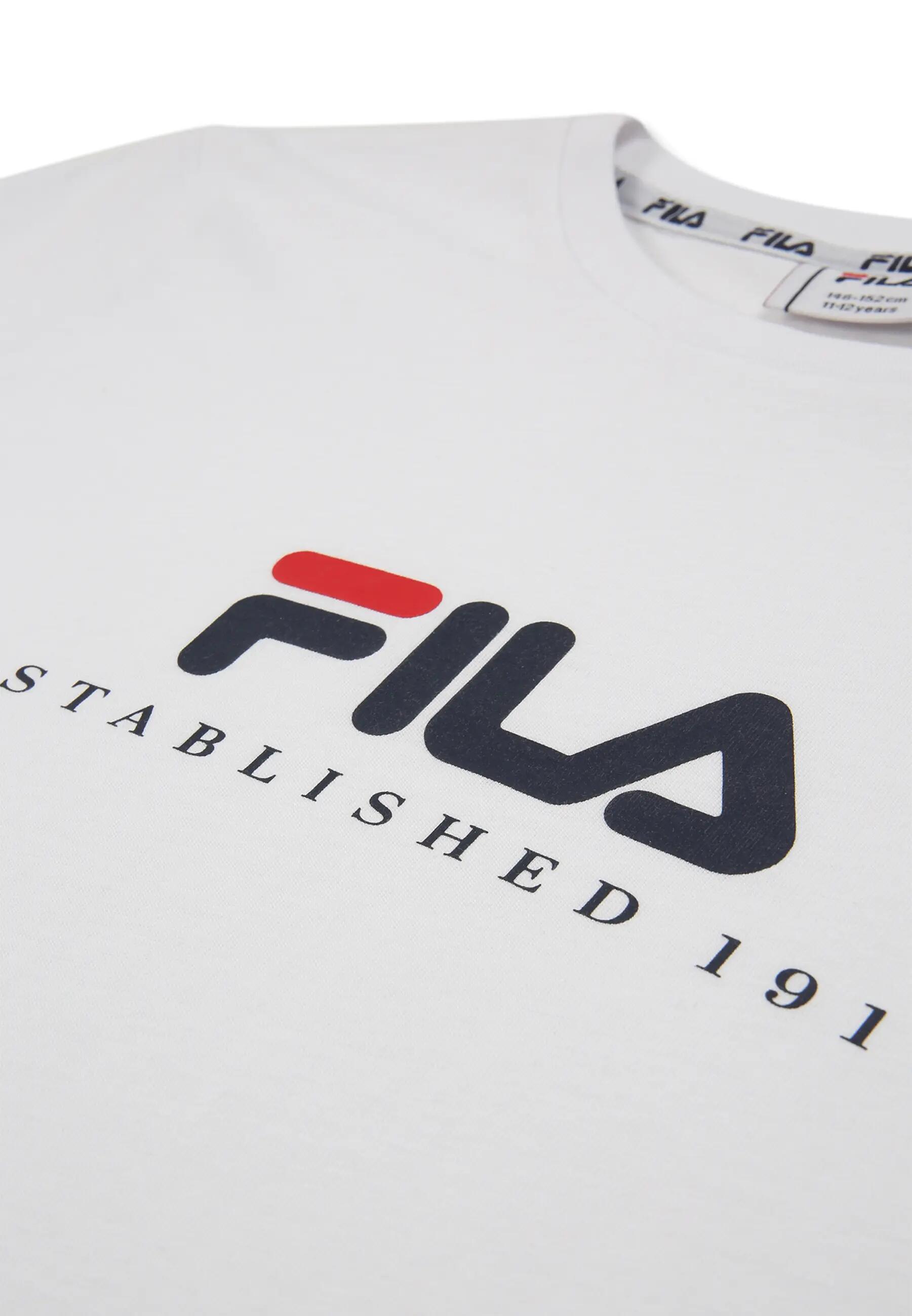 T-shirt junior fila bianco 3/3