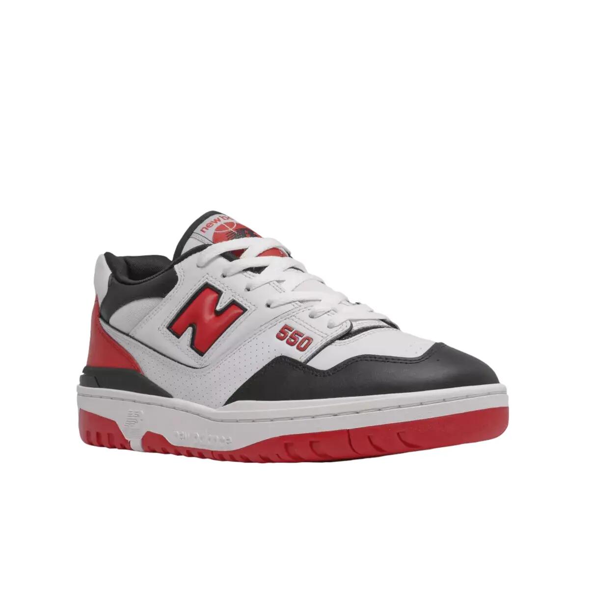 New Balance 550 White Red Black 4/5