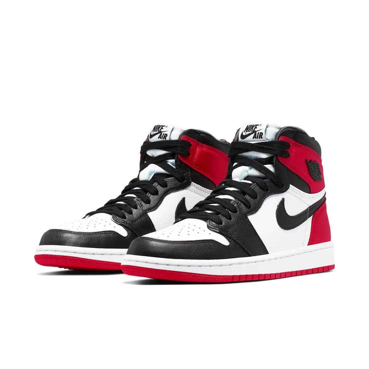 1 Retro High Satin Black Toe 5/6