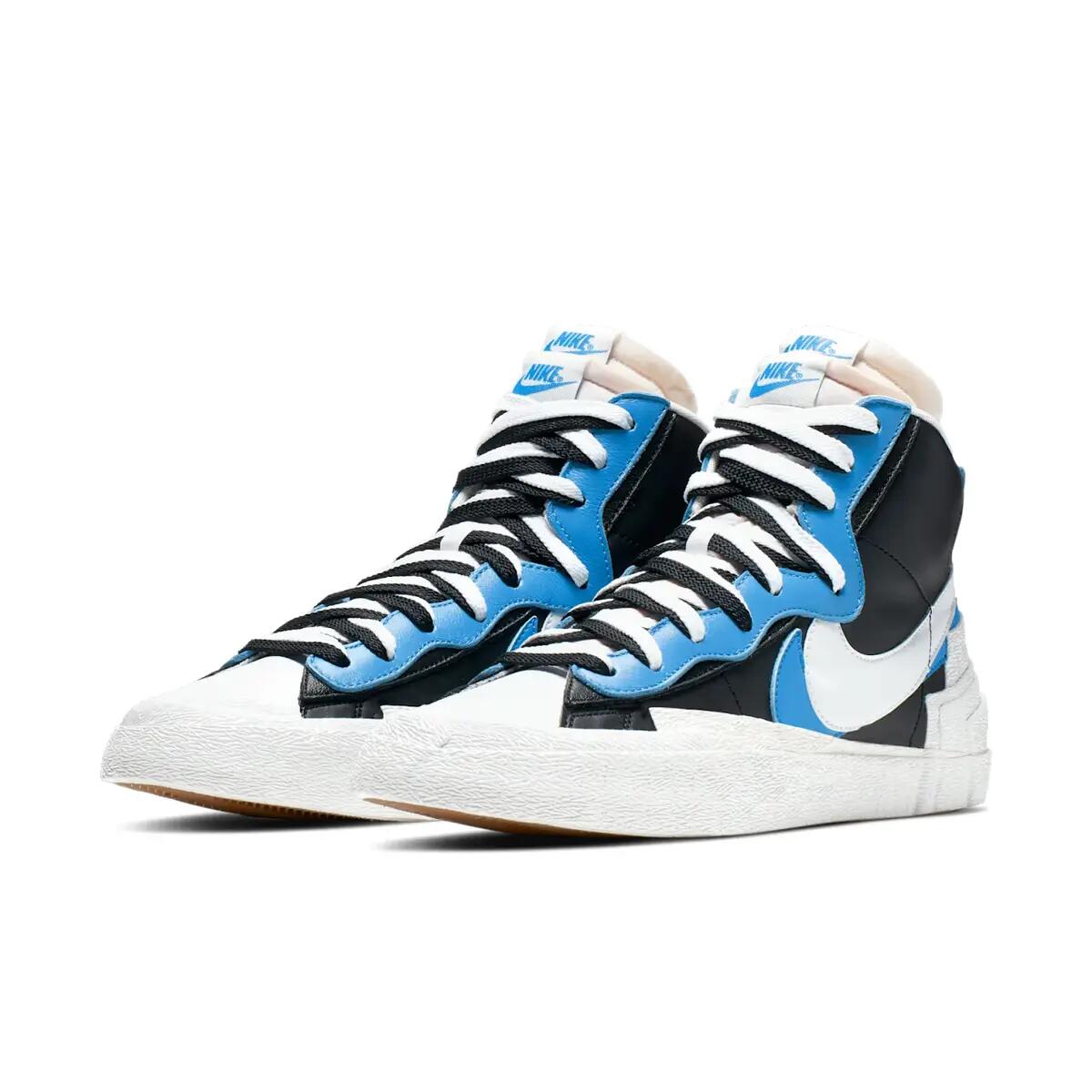 Chaussures  Sacai Blazer High White Black Legend Blue 5/6