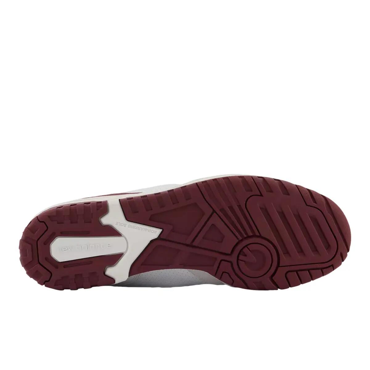 Chaussures  550 Sea Salt Burgundy 5/5