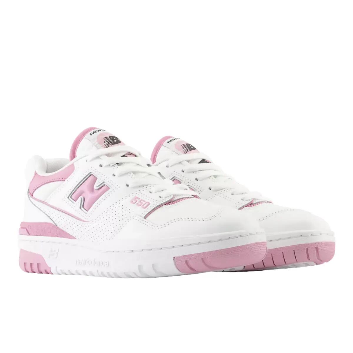 New Balance 550 White Bubblegum Pink (Women's) 4/6