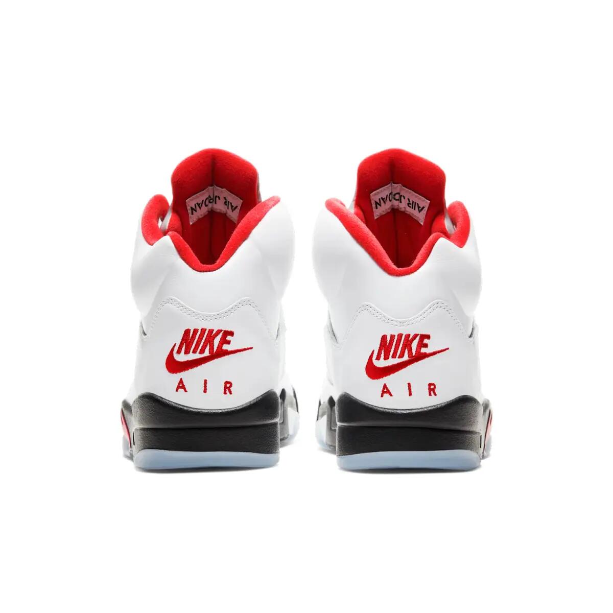 Jordan 5 Retro Fire Red Silver Tongue (2020) 6/6