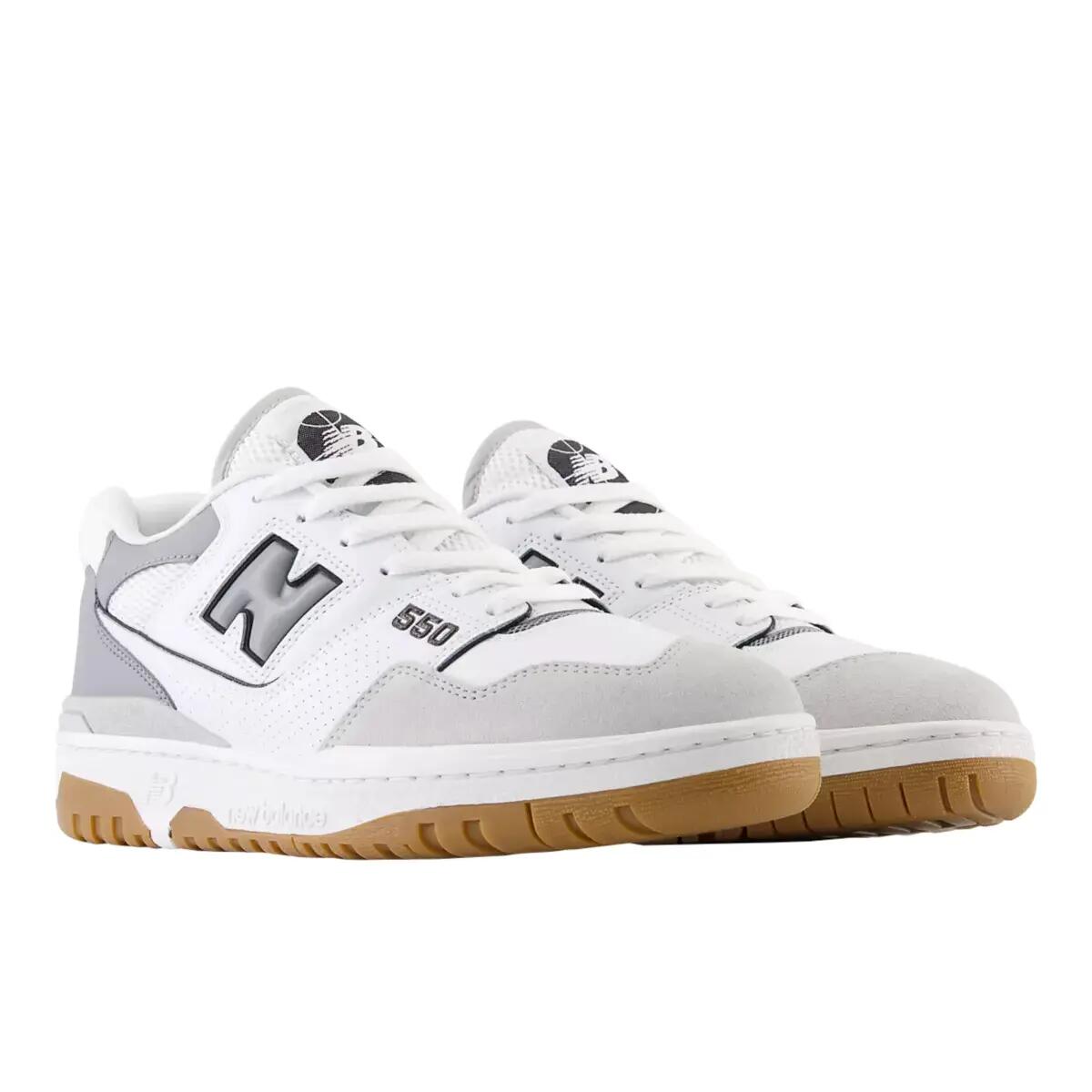 New Balance 550 White Slate Grey 4/6