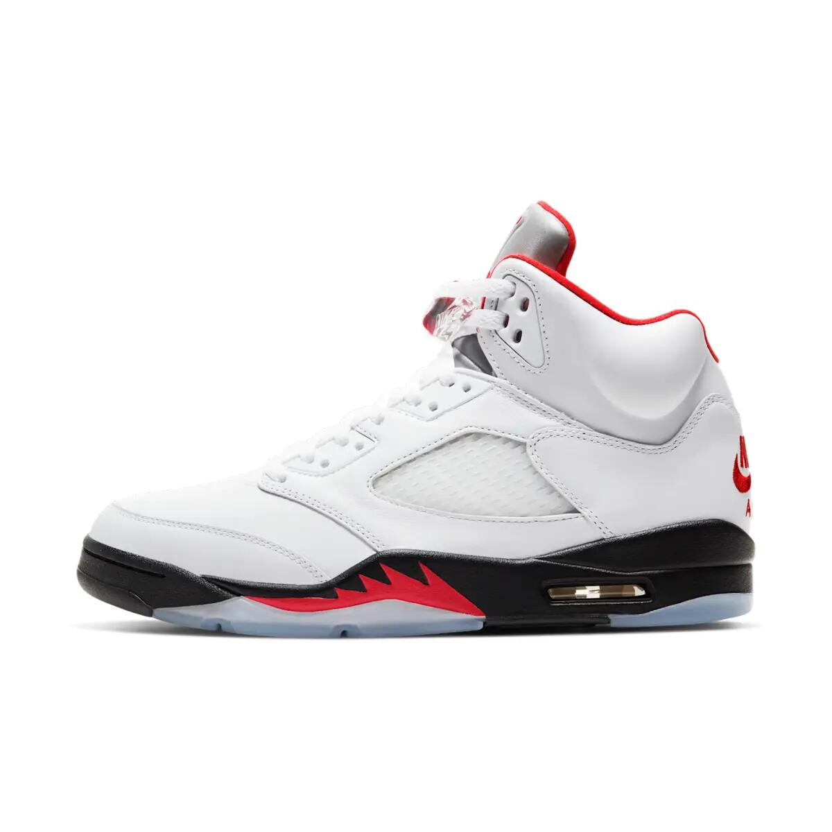 Jordan 5 Retro Fire Red Silver Tongue (2020) 2/6