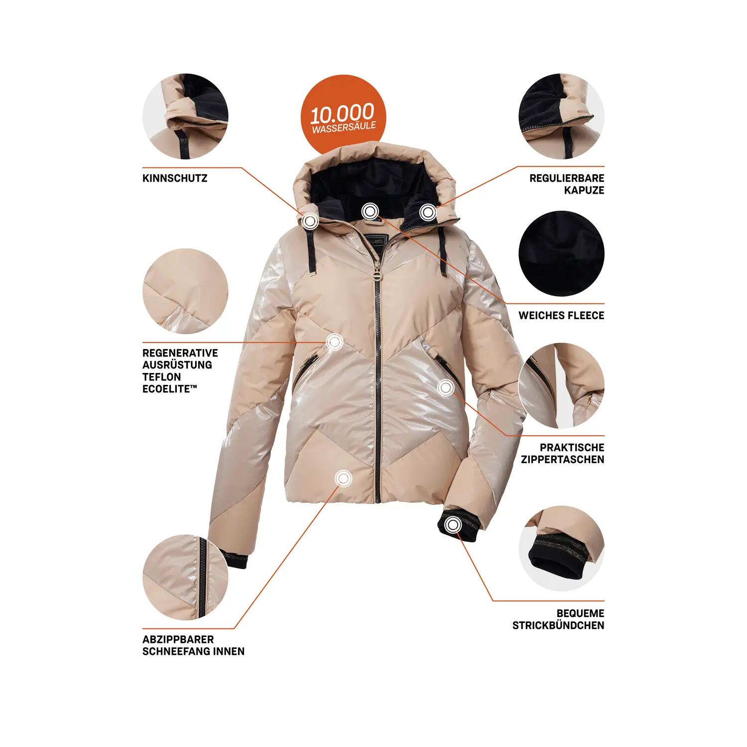 Veste de ski à capuche femme Killtec KSW 113 5/6