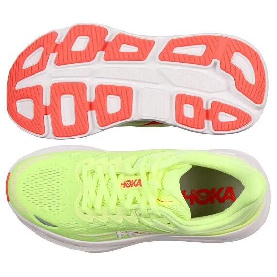Zapatillas - running - Hombre - Bondi 9 - amortiguación - neon yuzu/sunlight 3/4