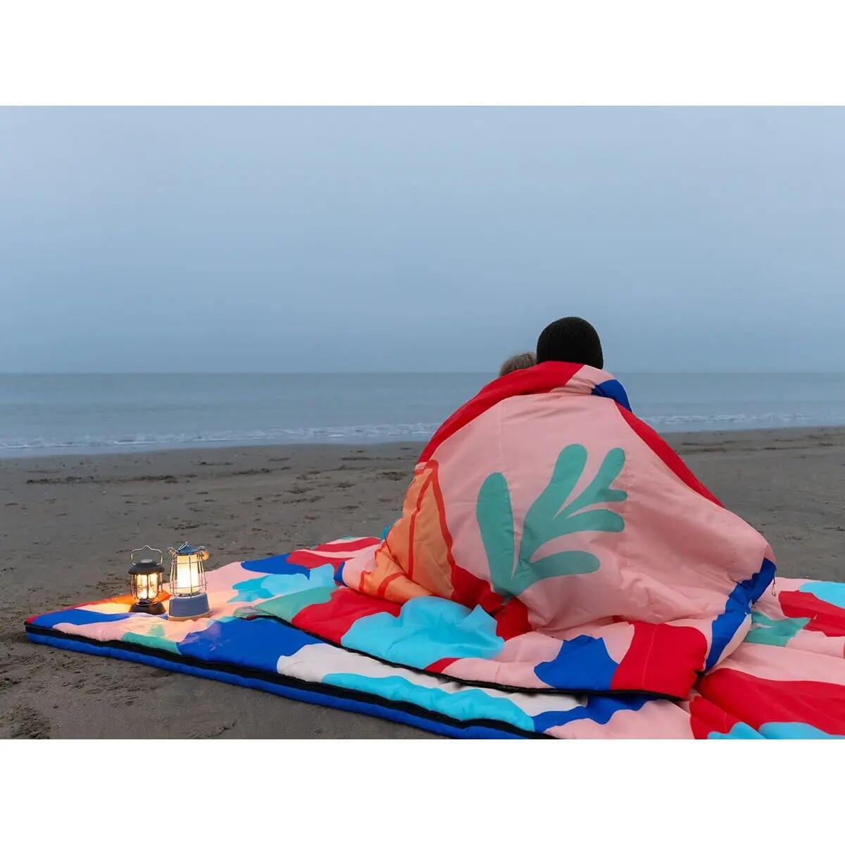 Deckenschlafsack Sovro 220 Coral Flame  - Schlafsack für Erwachsene - 220x80cm 5/14