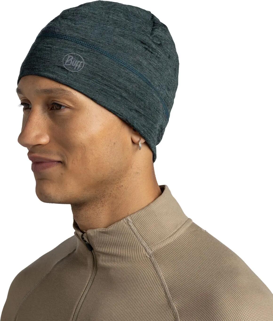 Bonnet Merino Lightweight Unisex Buff Vert TAILLE UNIQUE 4/7