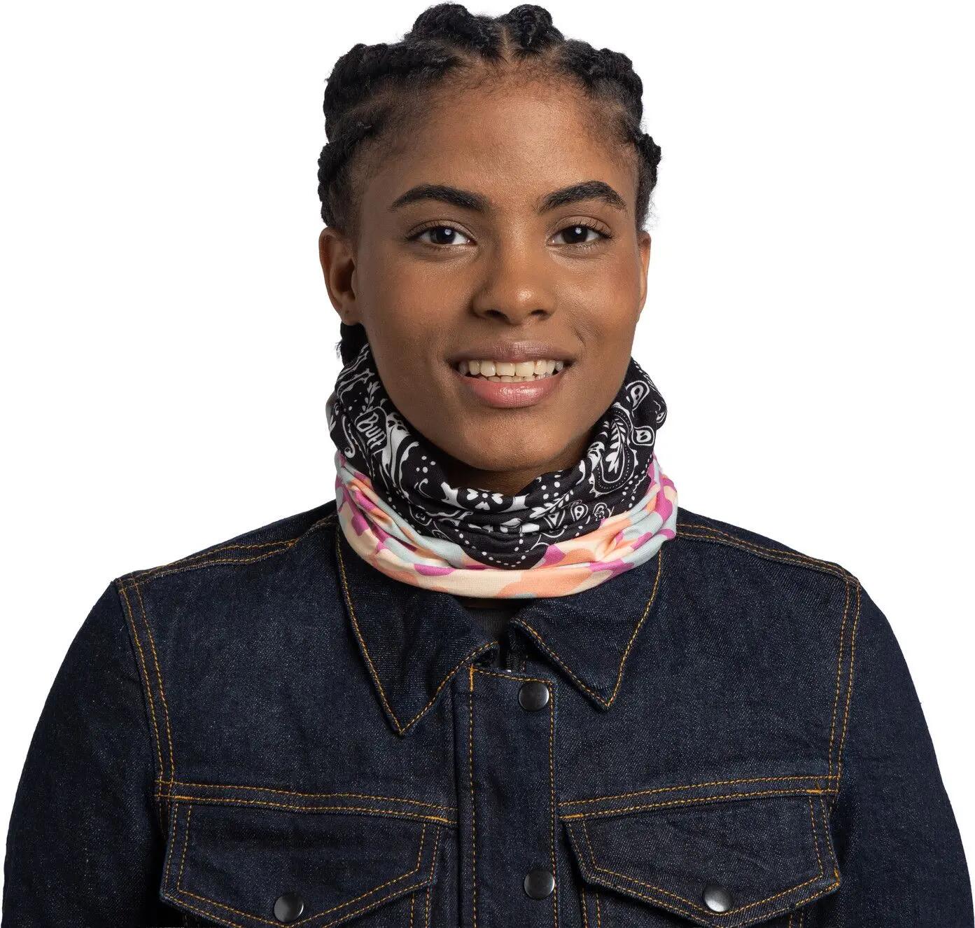 Scaldacollo Buff Original EcoStretch Camo Cash Pink 3/7