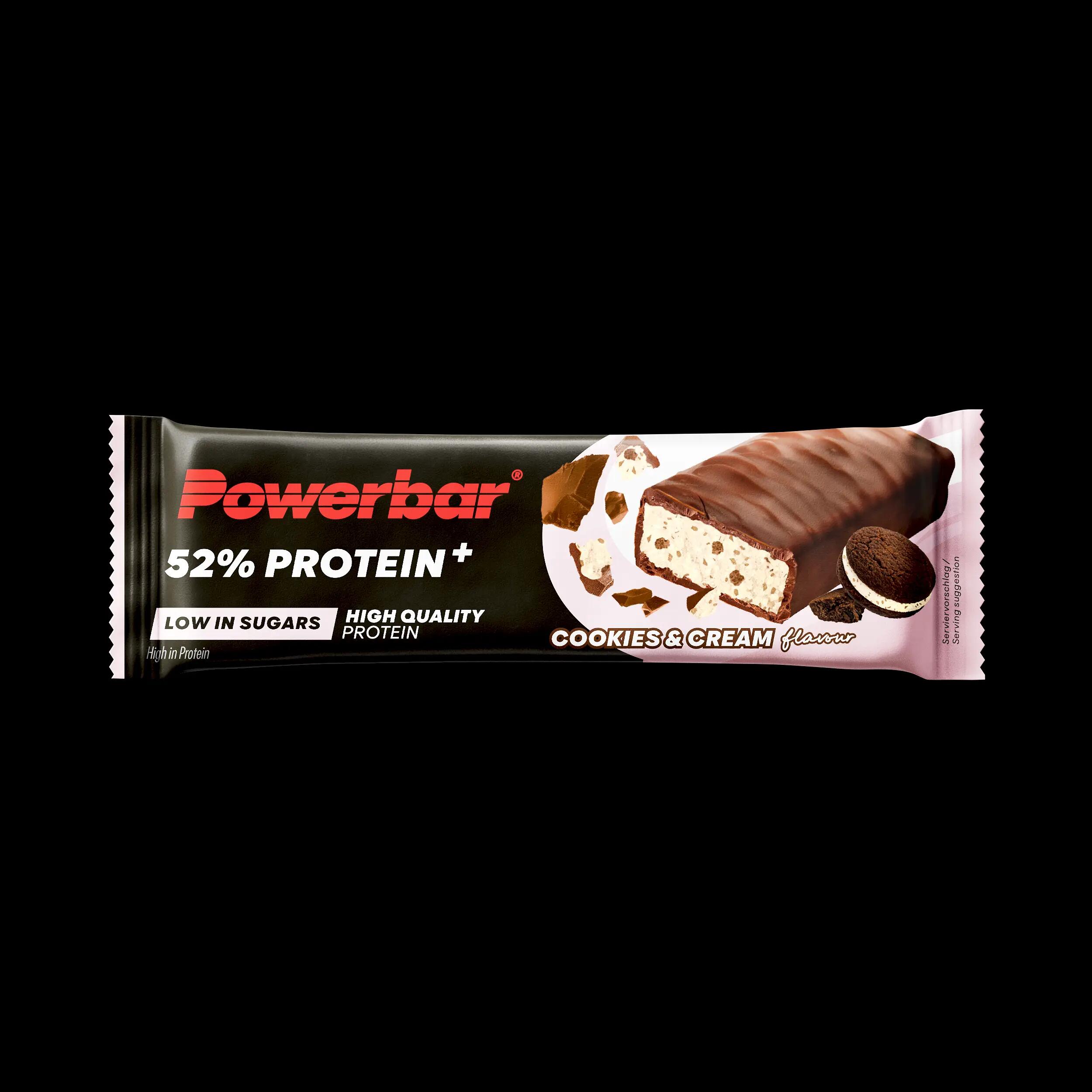 Barres Protéinées | Boîte Protein Plus Bar 52% (20x50g) | Cookies Et Cream 2/7