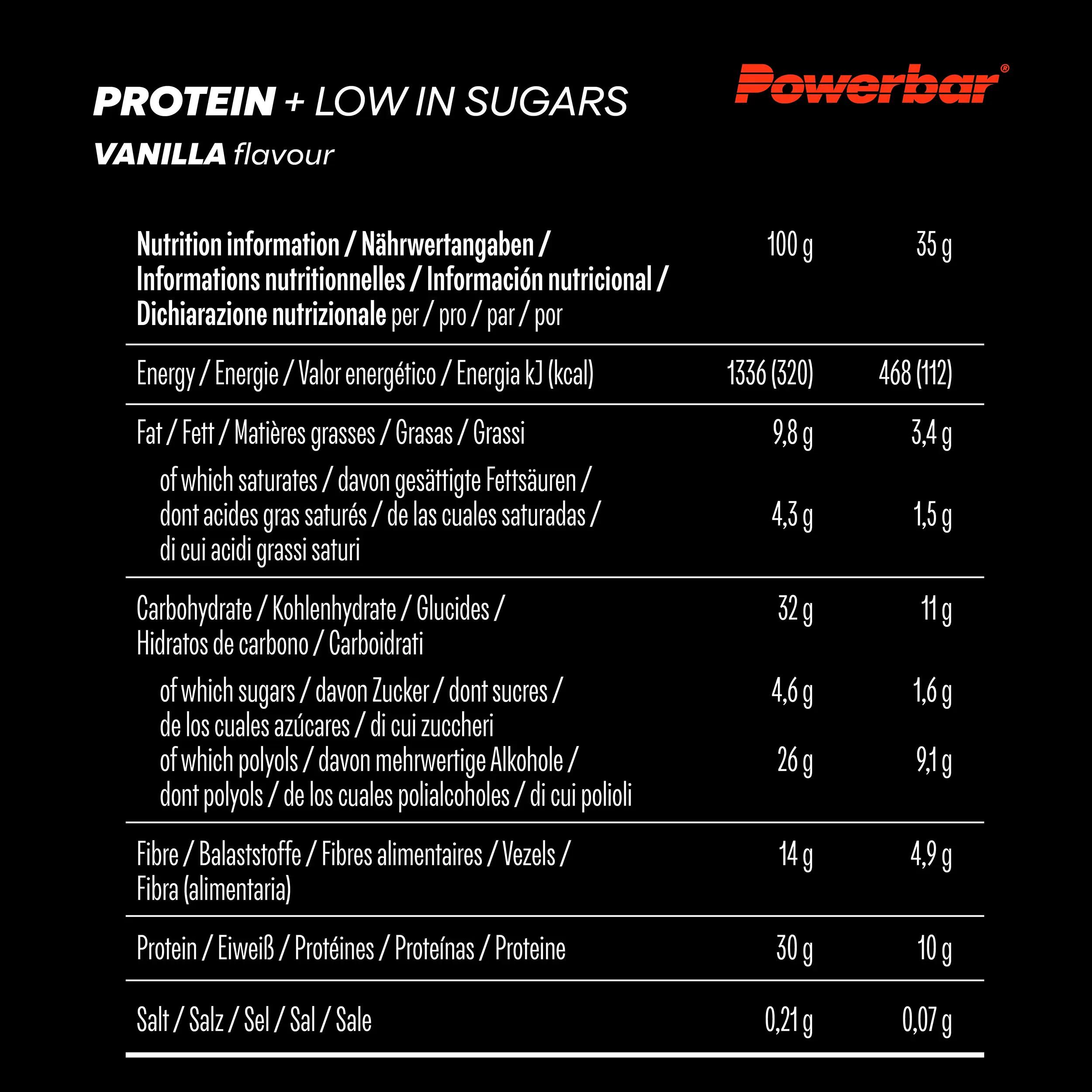 Barre protéinée 35g PowerBar (lot de 16) 4/7