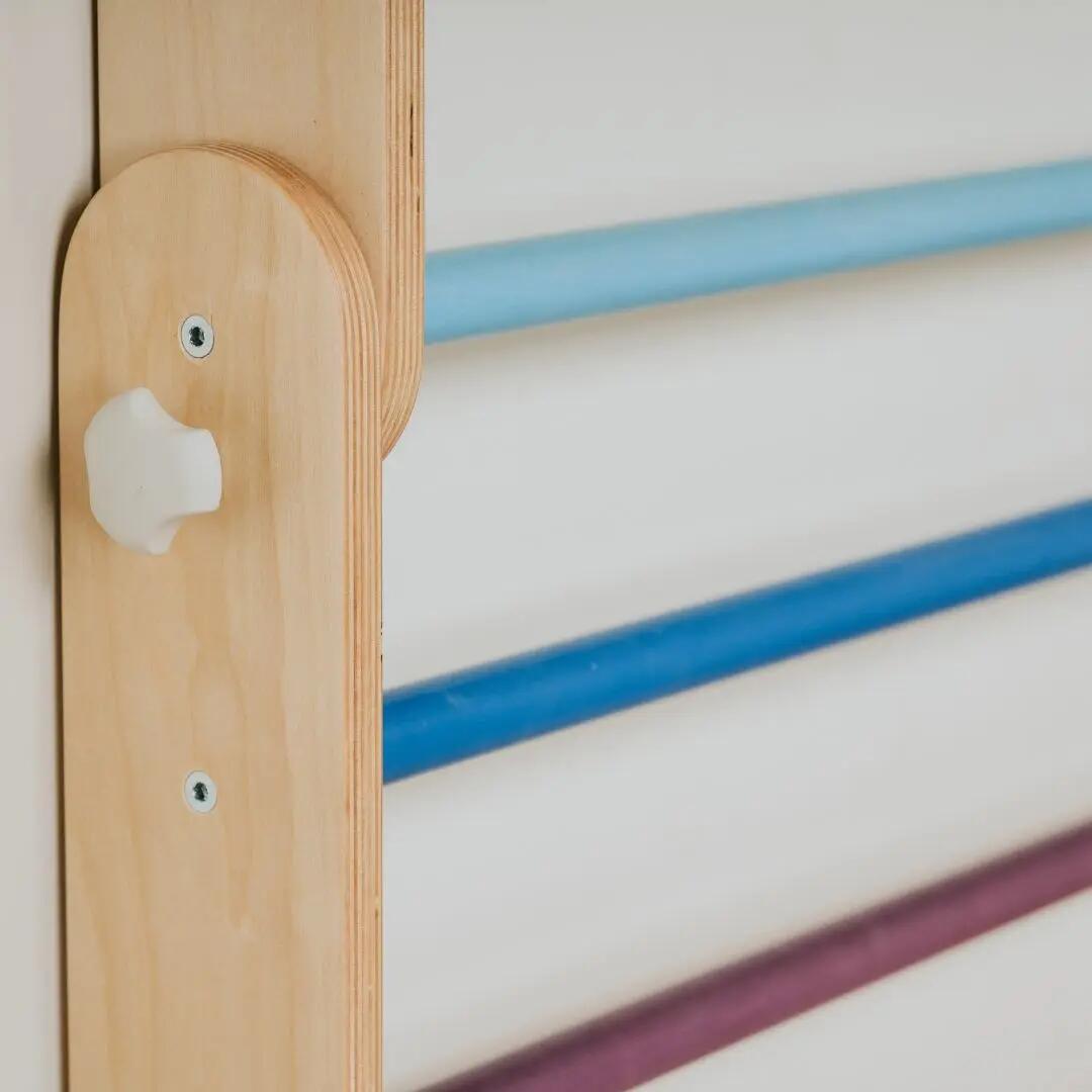 Triangle d’escalade Pikler et espalier suédois 2-en-1 pour enfants, Multicolore 9/11