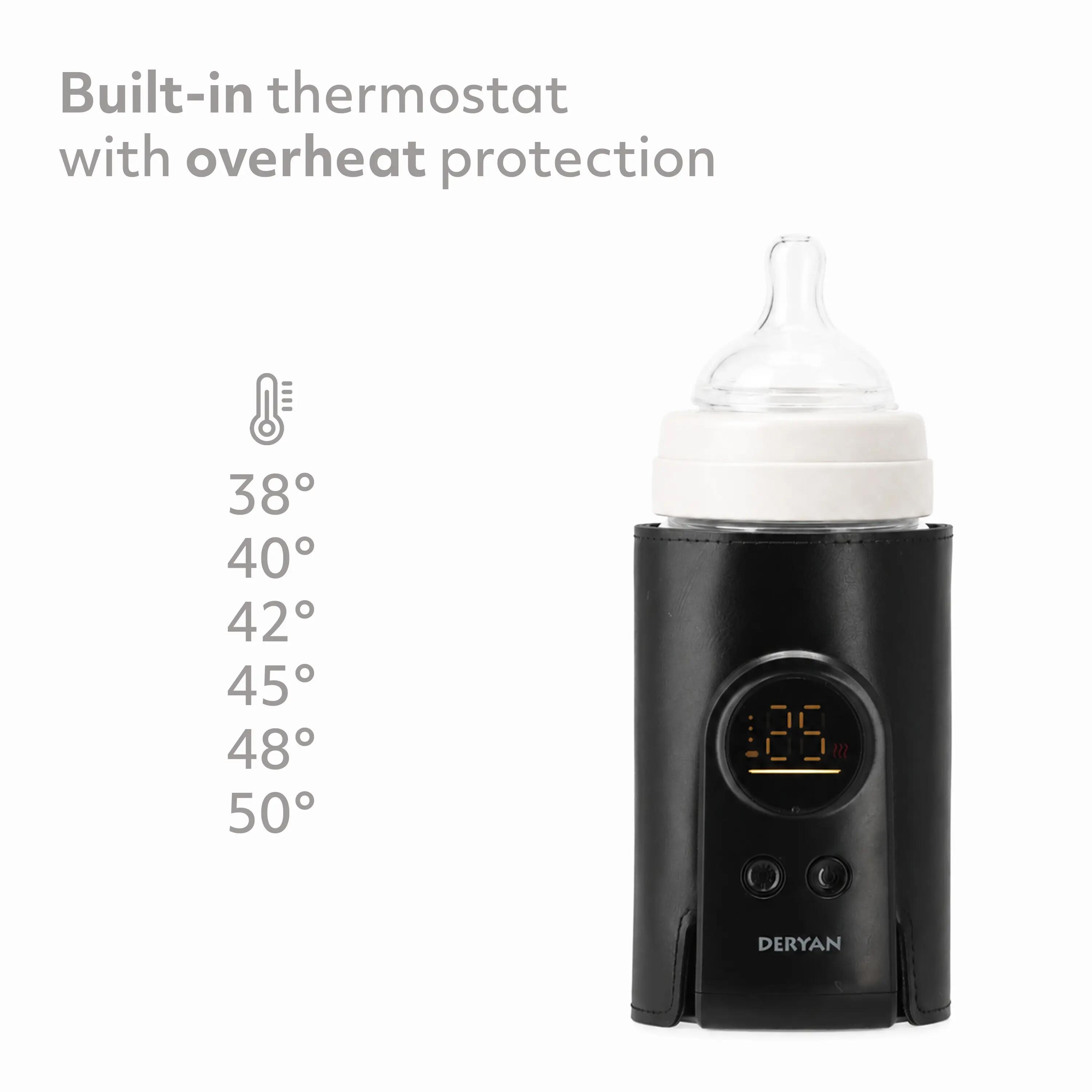 Draagbare Sleeve Flessenwarmer - Zwart 4/5