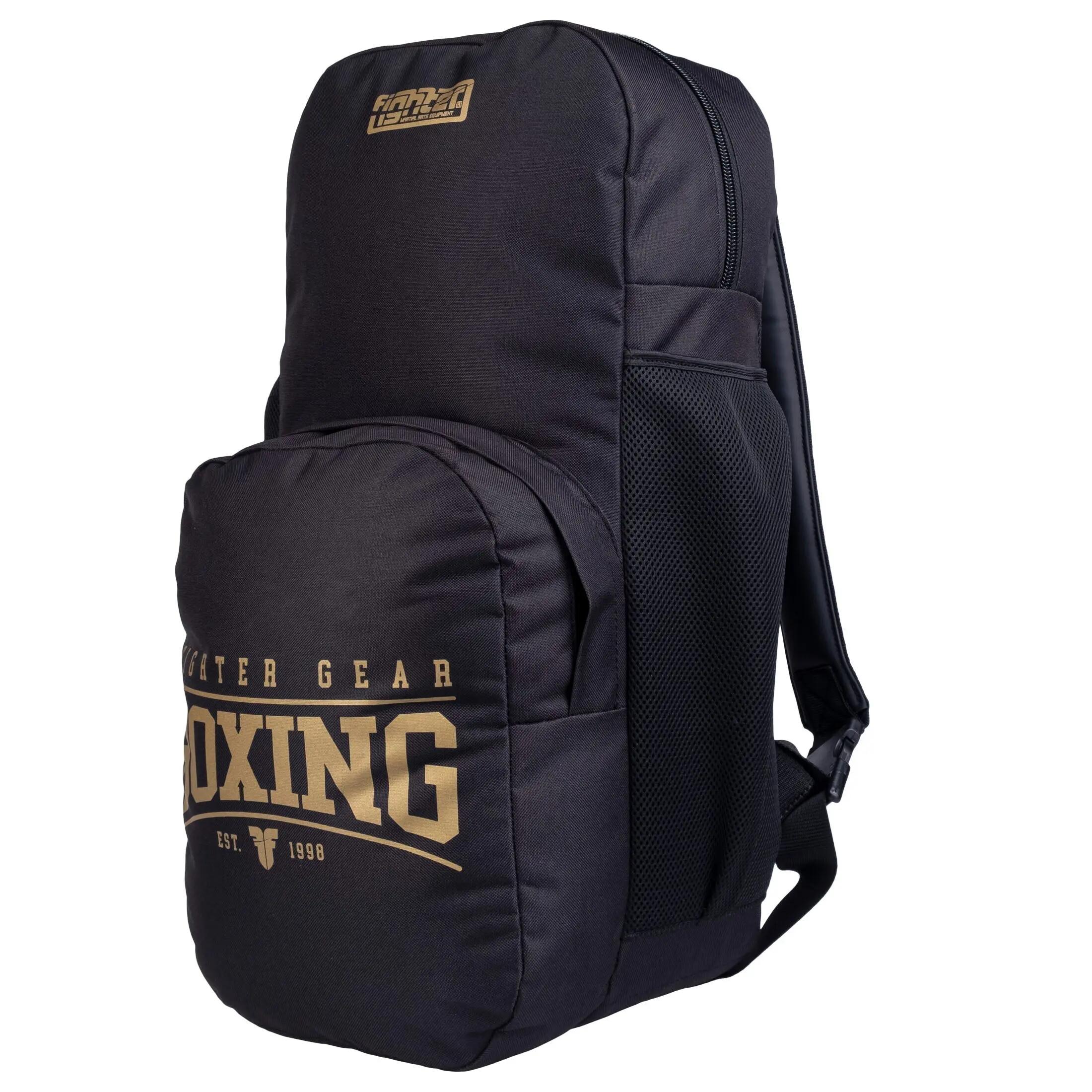 Sac à dos - Boxe - Unisexe - Robuste, pratique - FBG-25-BX - Noir/Or 3/3