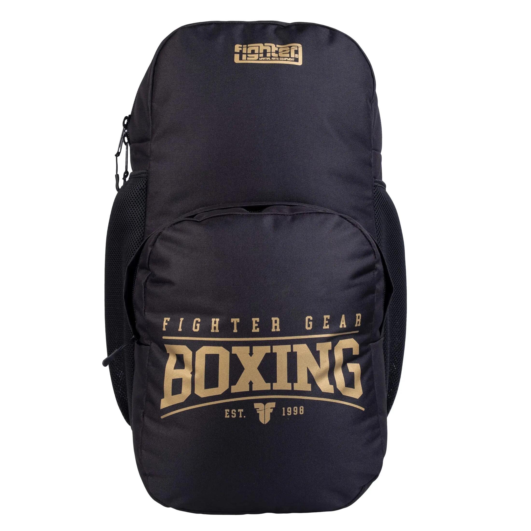 Sac à dos - Boxe - Unisexe - Robuste, pratique - FBG-25-BX - Noir/Or 2/3