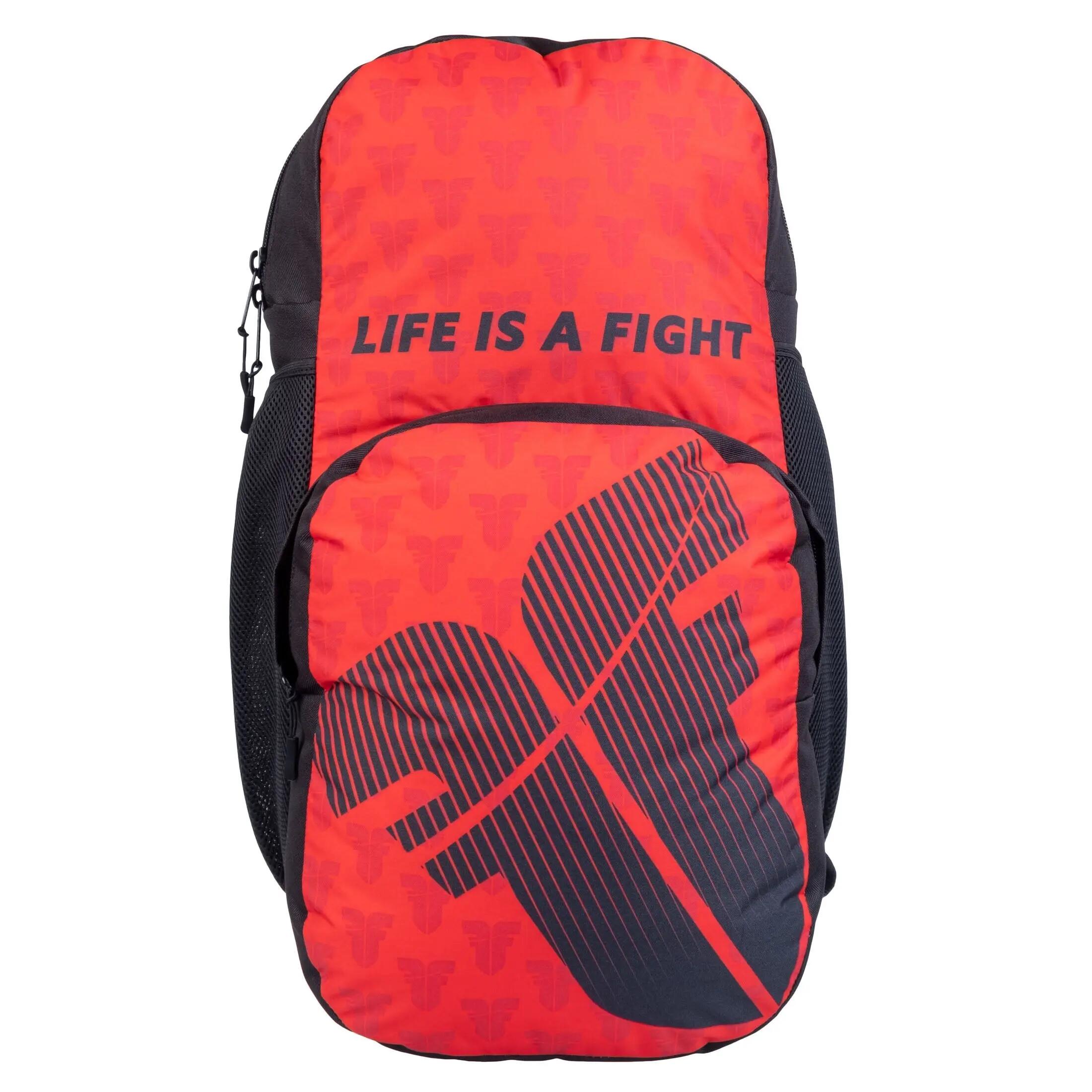 Sac à dos - Boxe anglaise - Unisexe - Robuste, pratique - Fighter M - Rouge 2/3