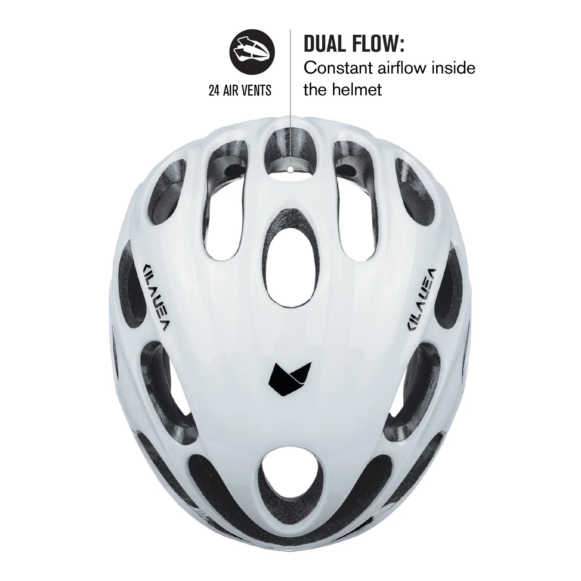 CATLIKE Kilauea Casque Vélo Route / VTT / Gravel Blanc Mat 4/7