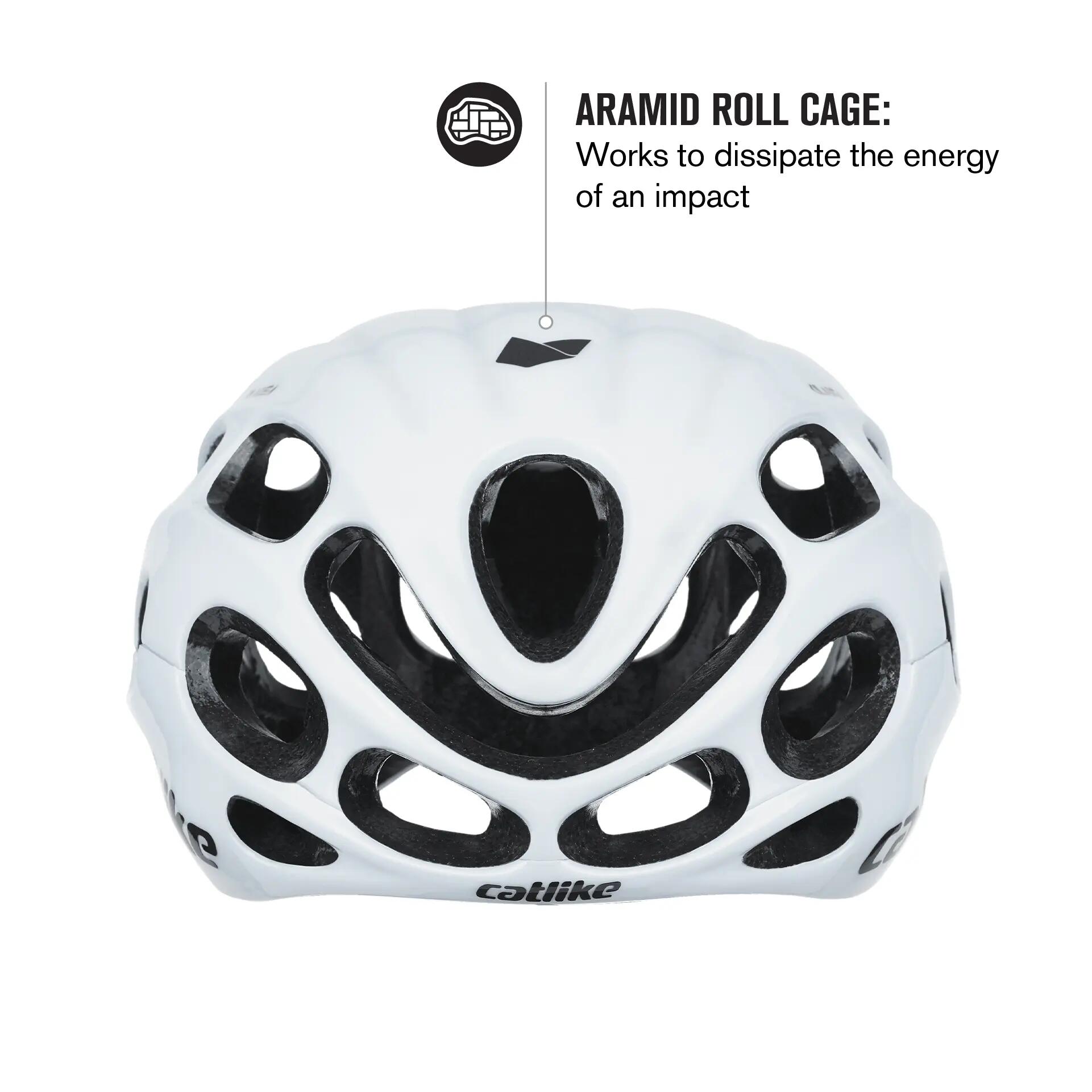 CATLIKE Kilauea Casque Vélo Route / VTT / Gravel Blanc Mat 3/7