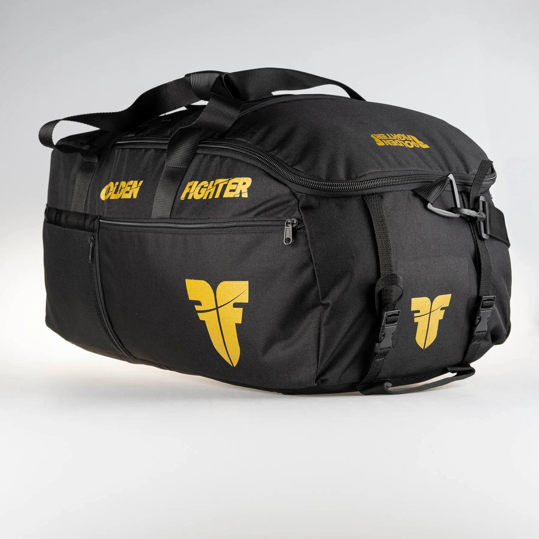 Sac de sport - Boxe anglaise - Unisexe - Grand format, robuste, FTBP-08 - Doré 2/3