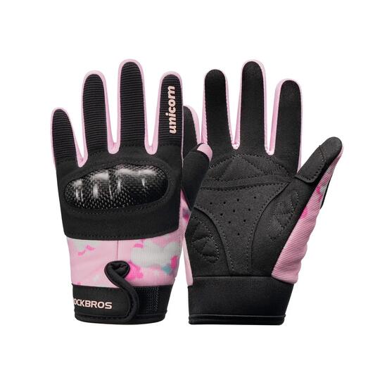 ROCKBROS Gants enfant complets avec protection PVC & écran tactile