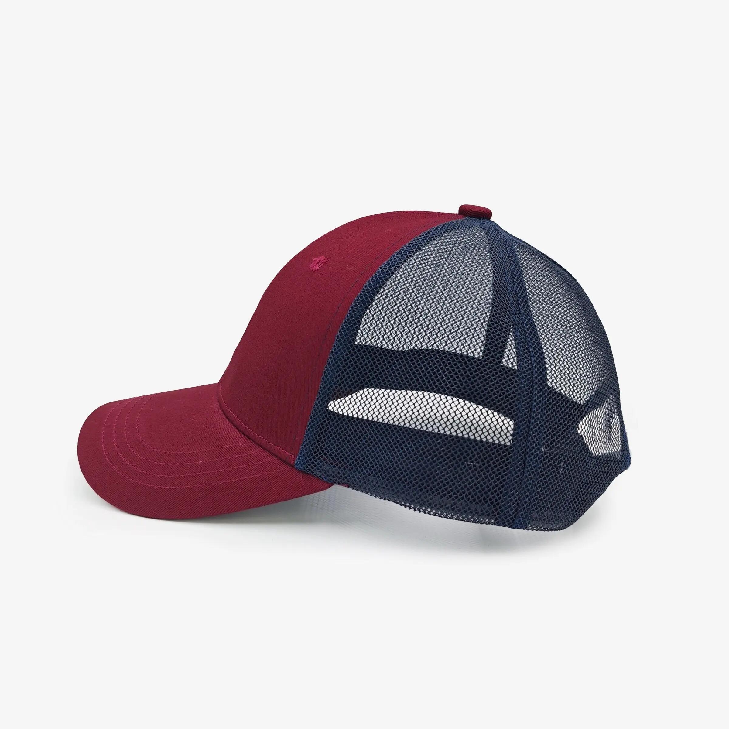 Casquette trucker rouge et bleu marine 3/3