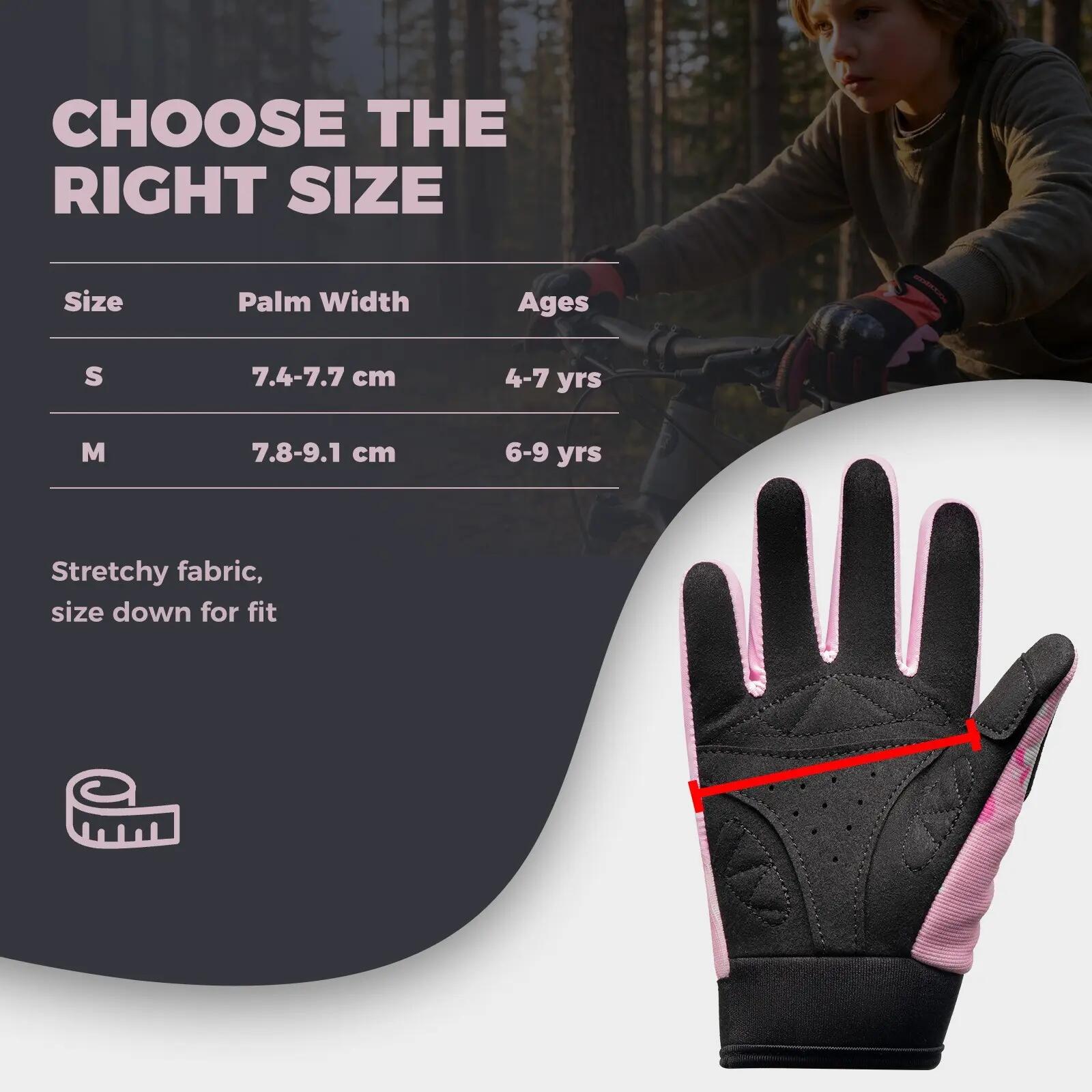 ROCKBROS Gants enfant complets avec protection PVC & écran tactile 2/7