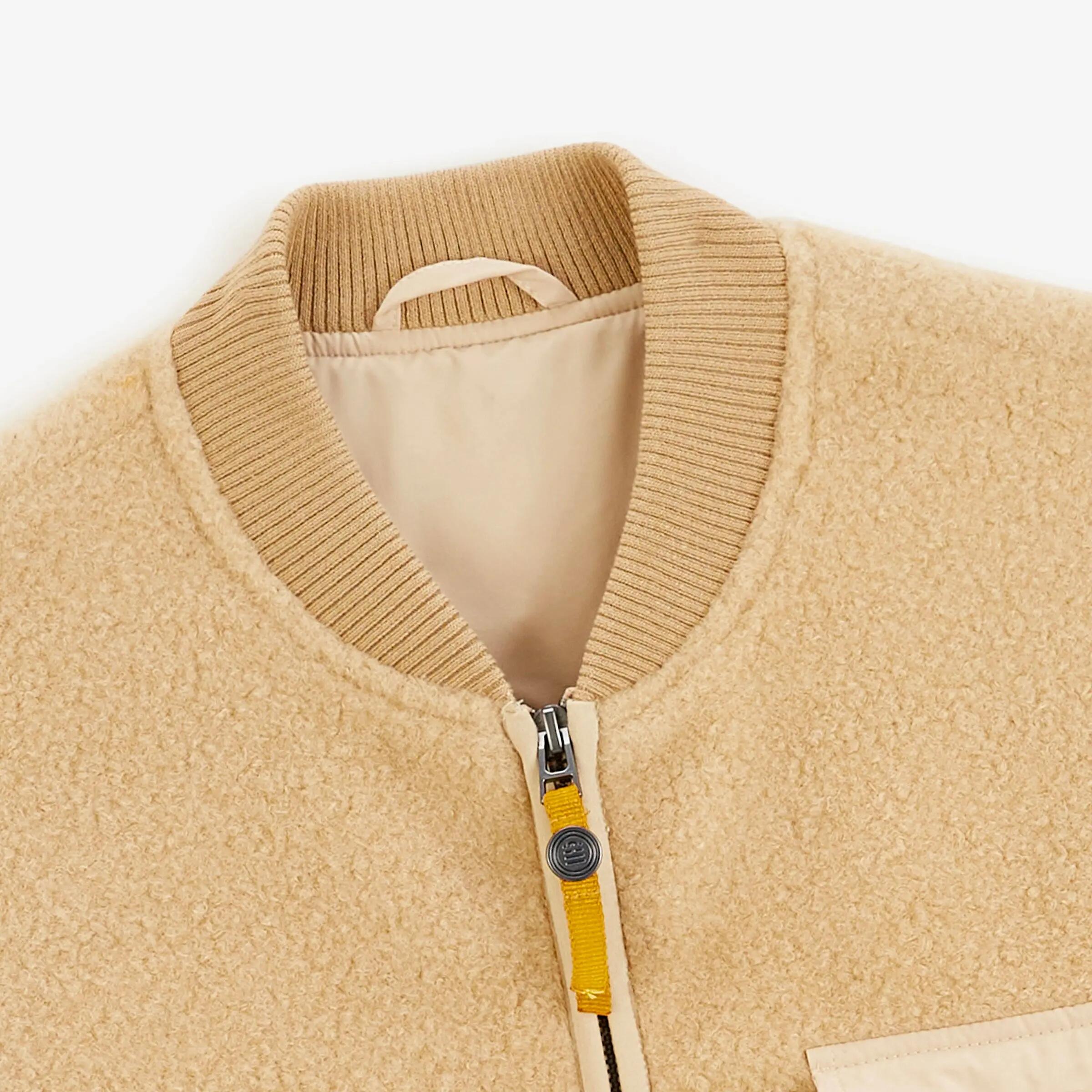 Blouson polaire moutonné beige sable Marcel 4/6
