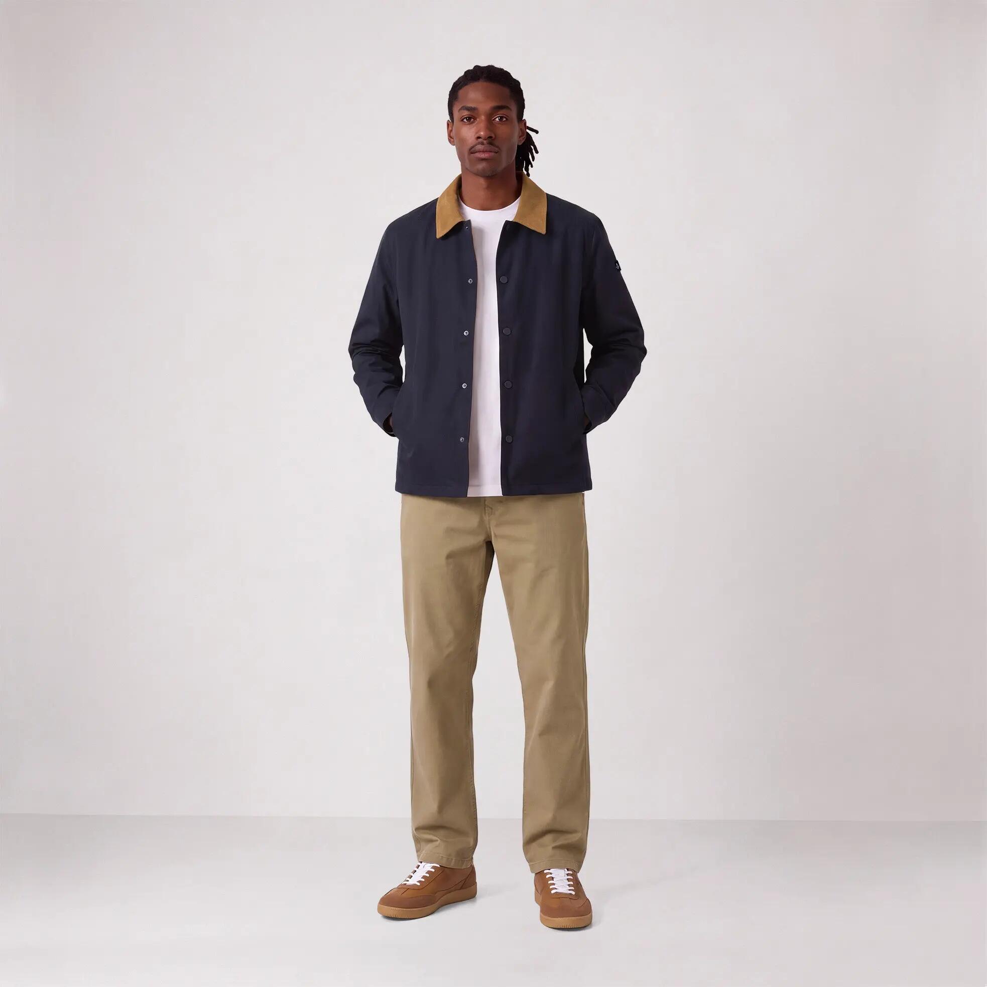 Blouson déperlant col velours bleu Dan SBPLAY 6/6