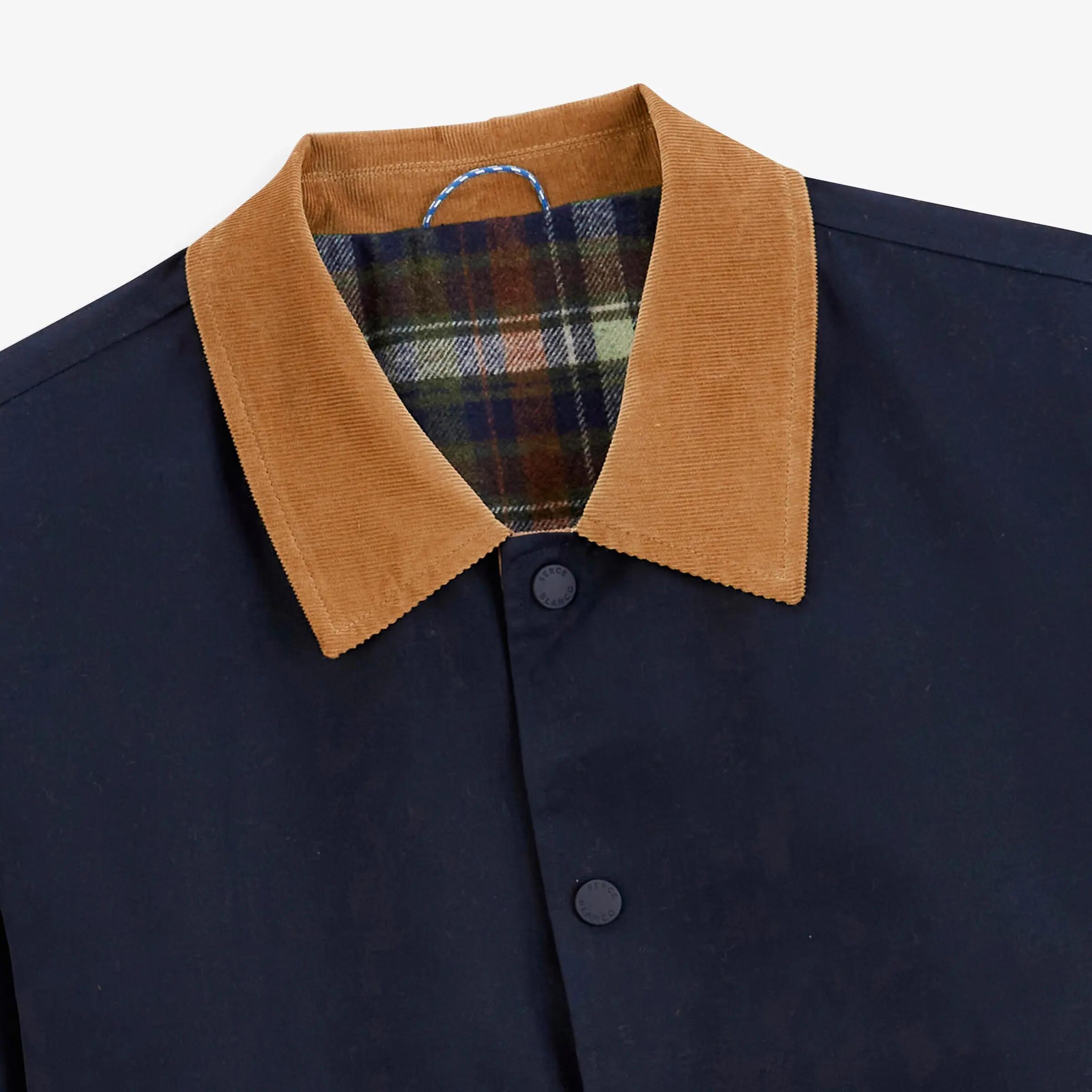 Blouson déperlant col velours bleu Dan SBPLAY 4/6