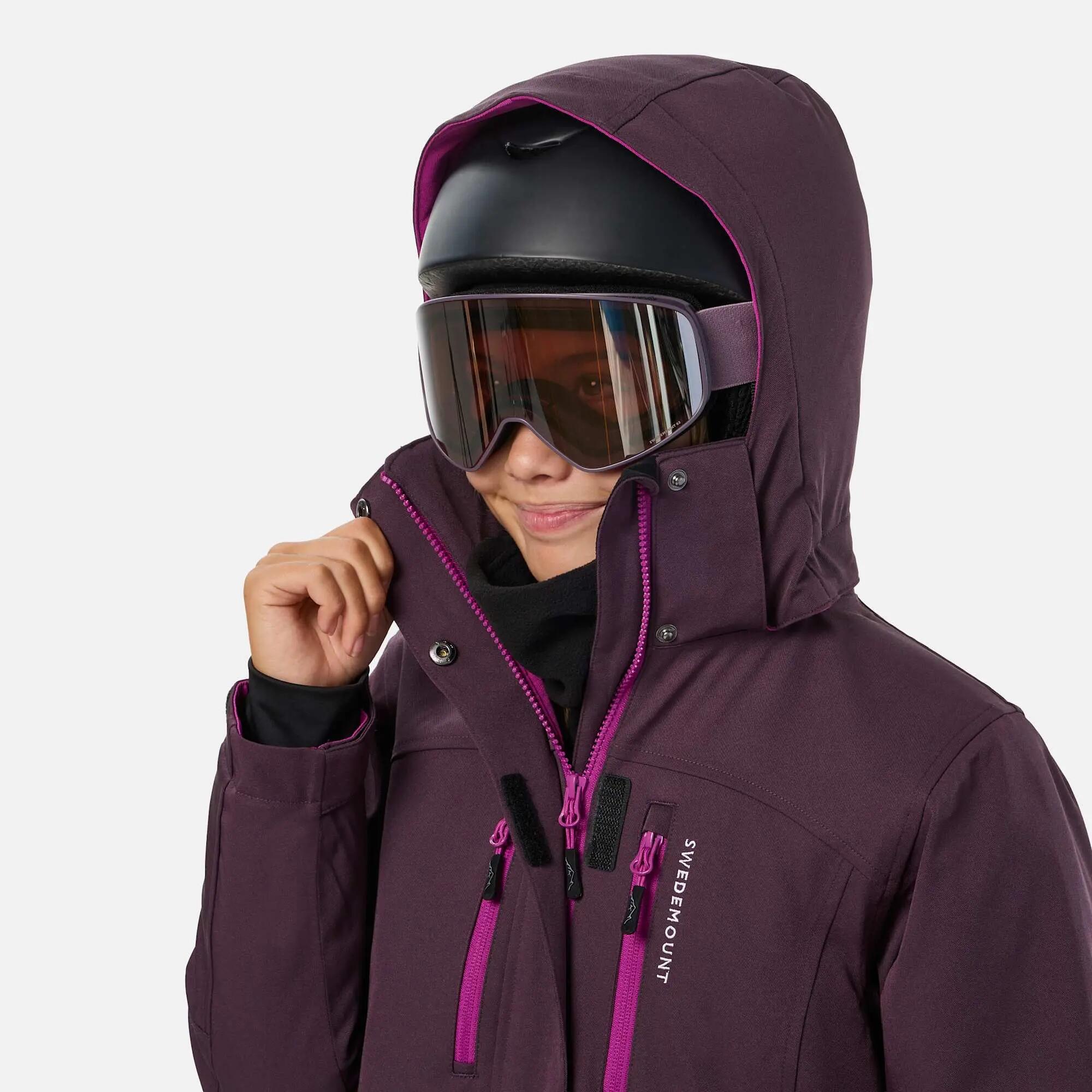 Kurtka Narciarska Narciarstwo Dziecko Cervinia Wodoodporność 5/13