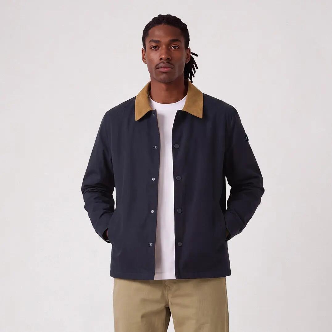 Blouson déperlant col velours bleu Dan SBPLAY 2/6