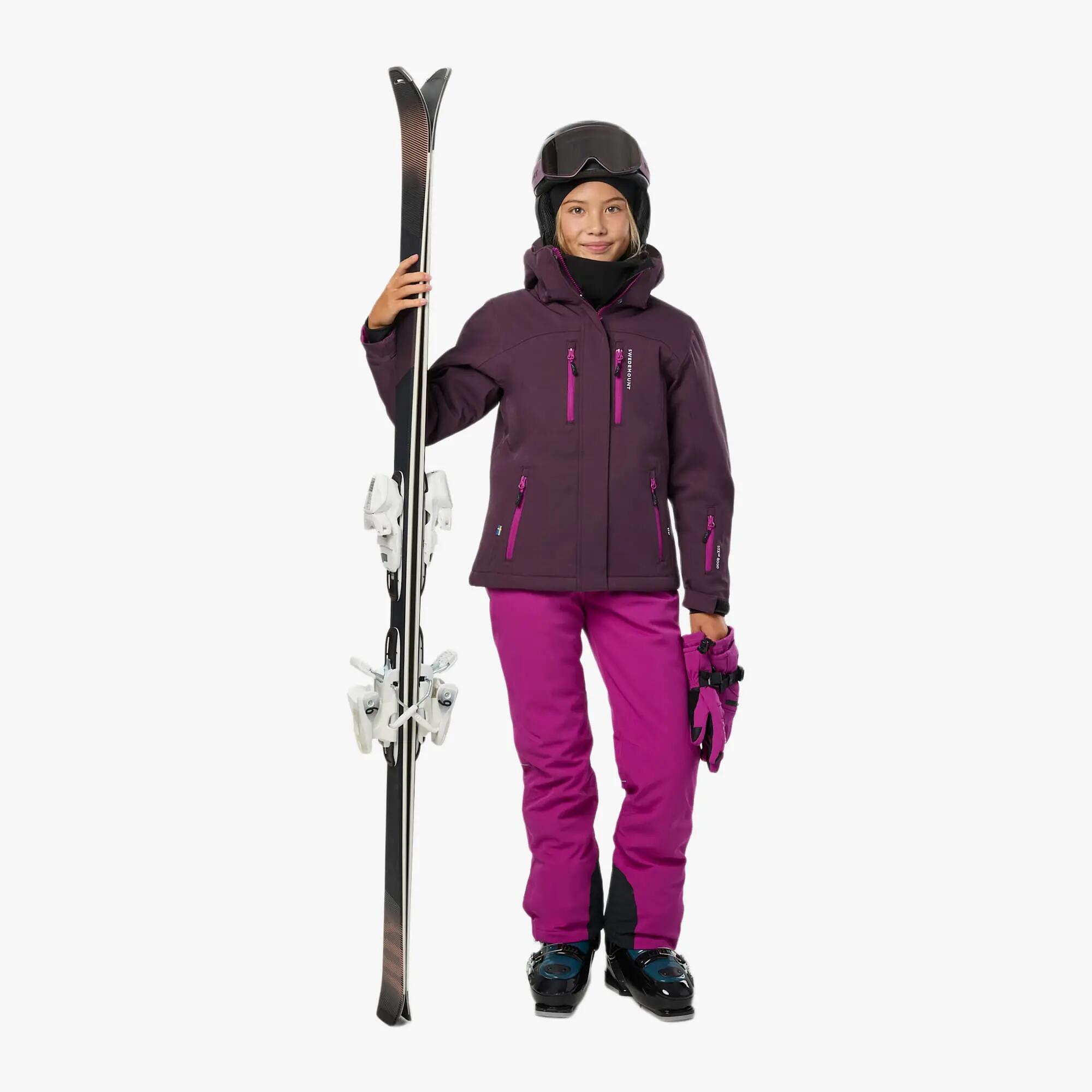 Kurtka Narciarska Narciarstwo Dziecko Cervinia Wodoodporność 3/13