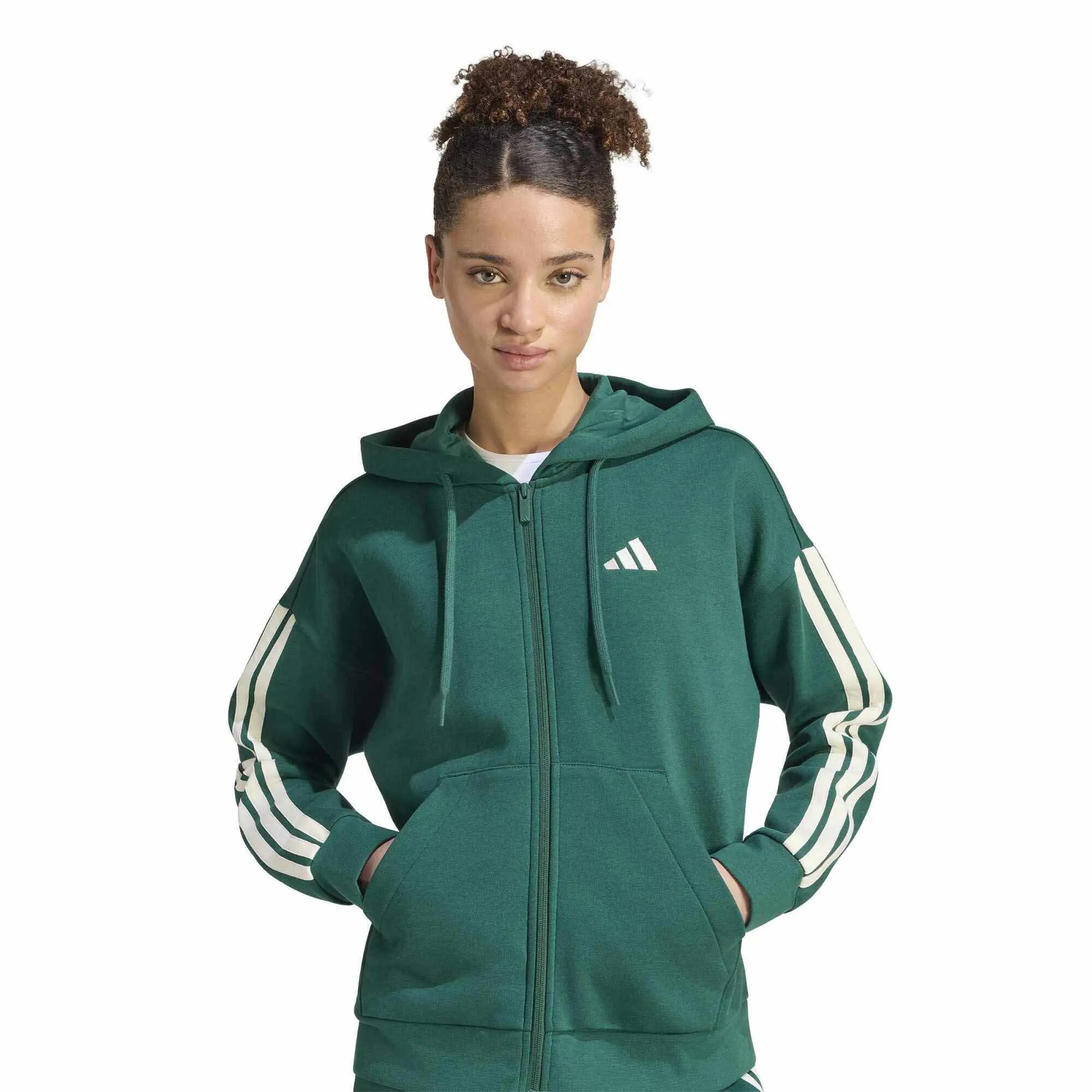 Bluza Adidas Sport W 3S Fl Fz Hd Damskie 5/5