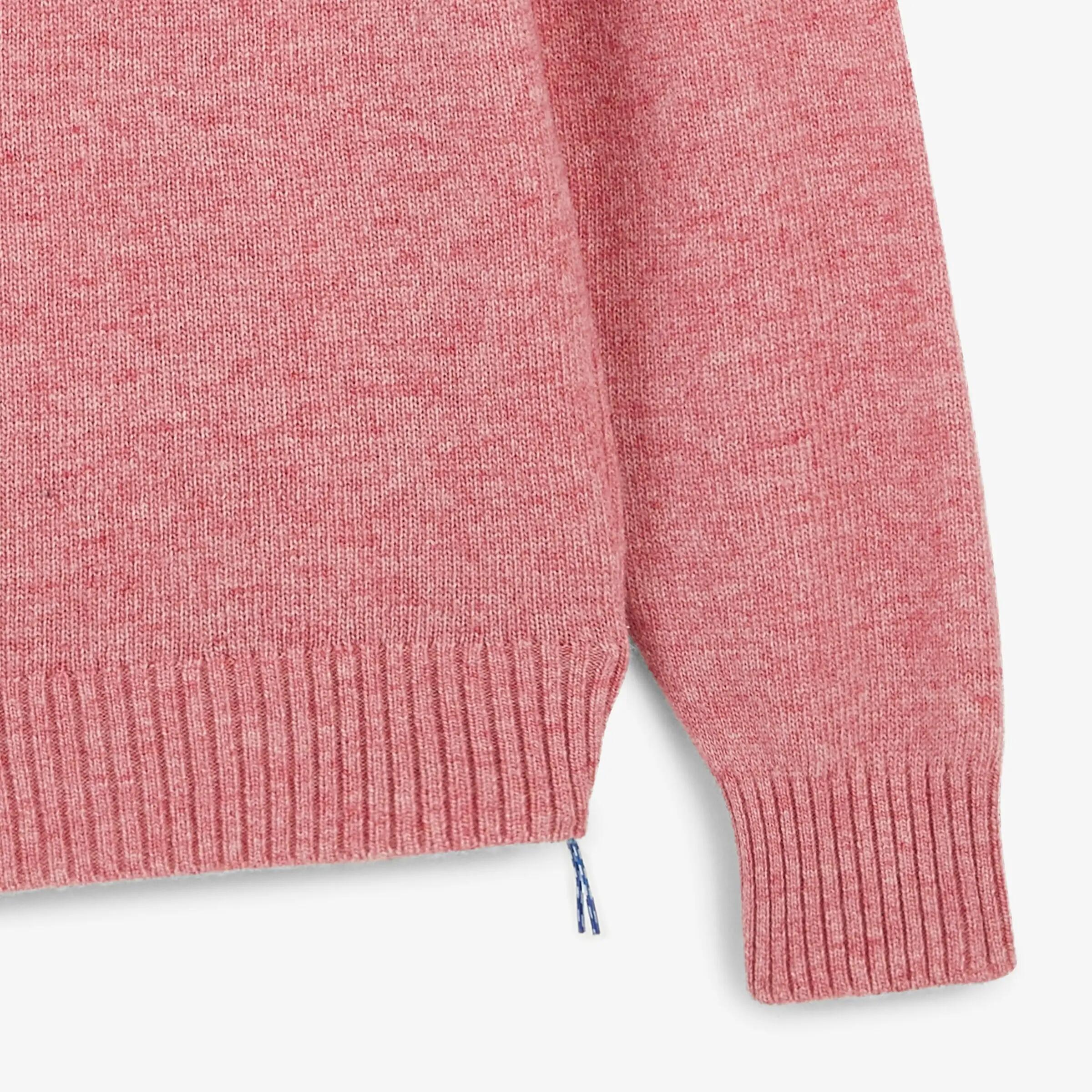 Pull laine col rond rose Madani SBPLAY 4/4