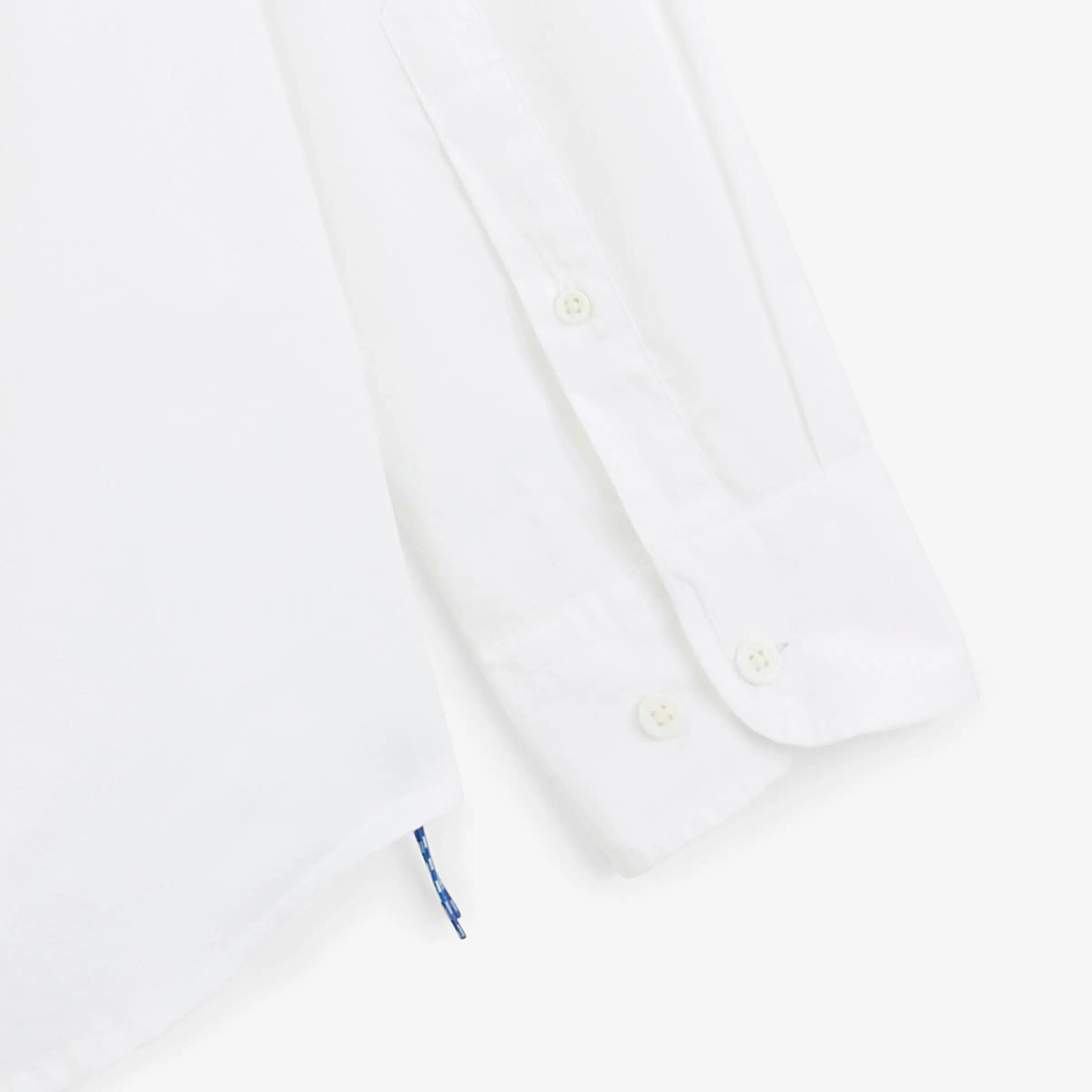 Overhemd met lange mouwen van stretch-twill 4/6