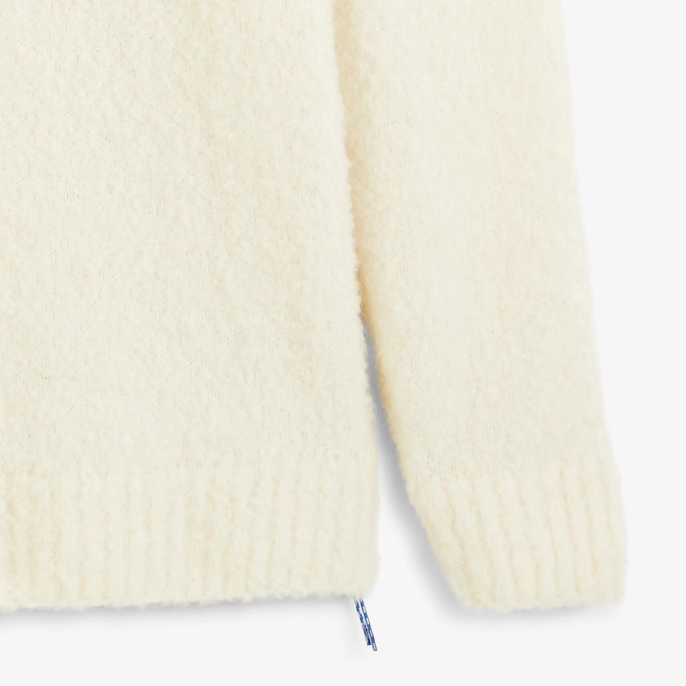 Pull laine bouclette col rond blanc ivoire Murray SBPLAY 4/4