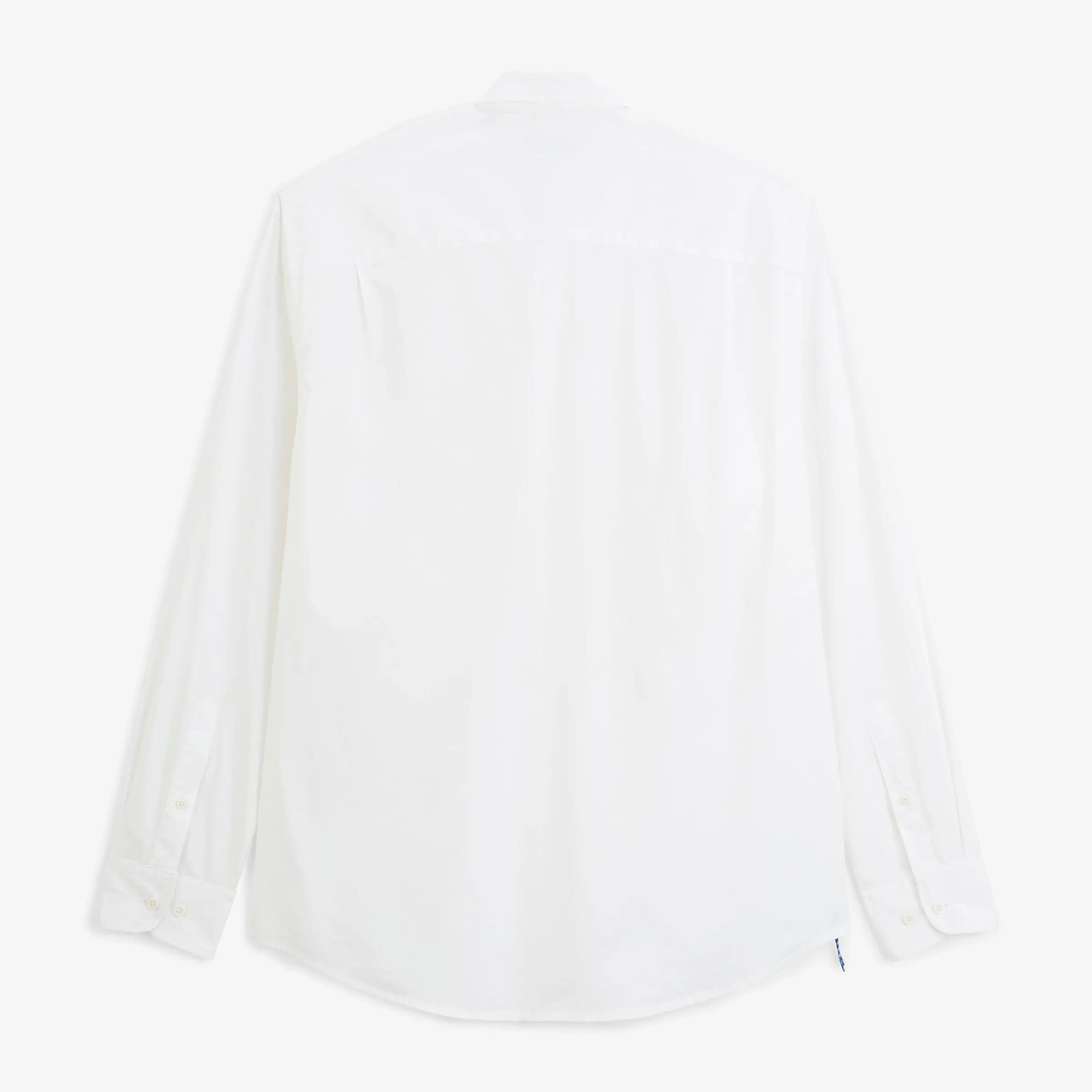 Overhemd met lange mouwen van stretch-twill 3/6