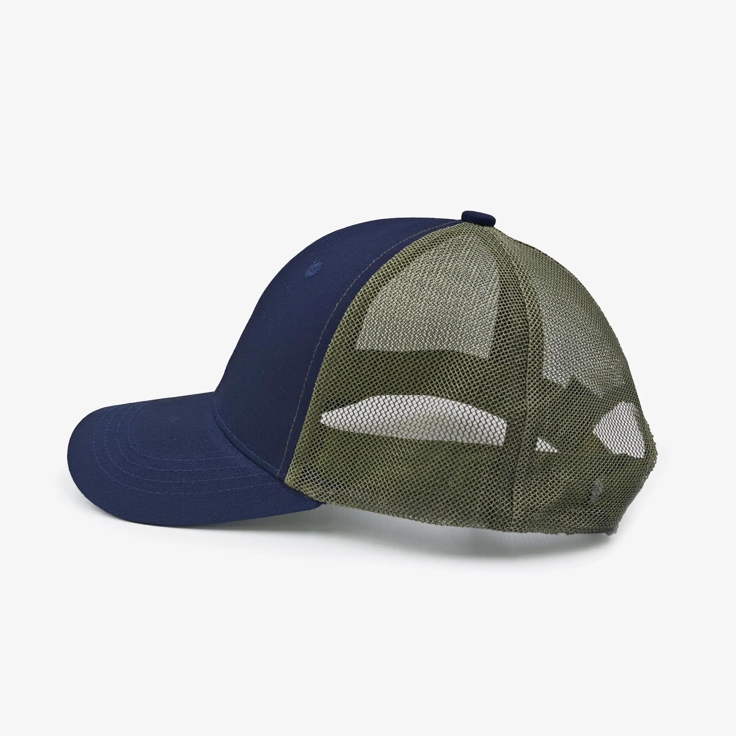 Casquette trucker bleu marine foncé et kaki 2/3
