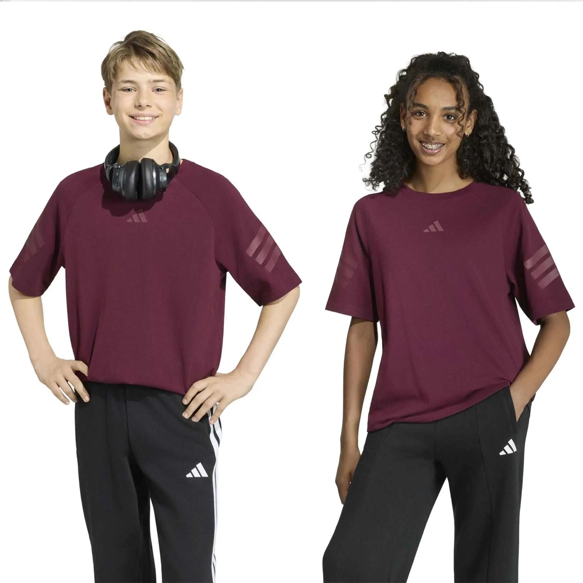 T-Shirt Adidas Sport J Fi 3S  Tee Junior 2/5